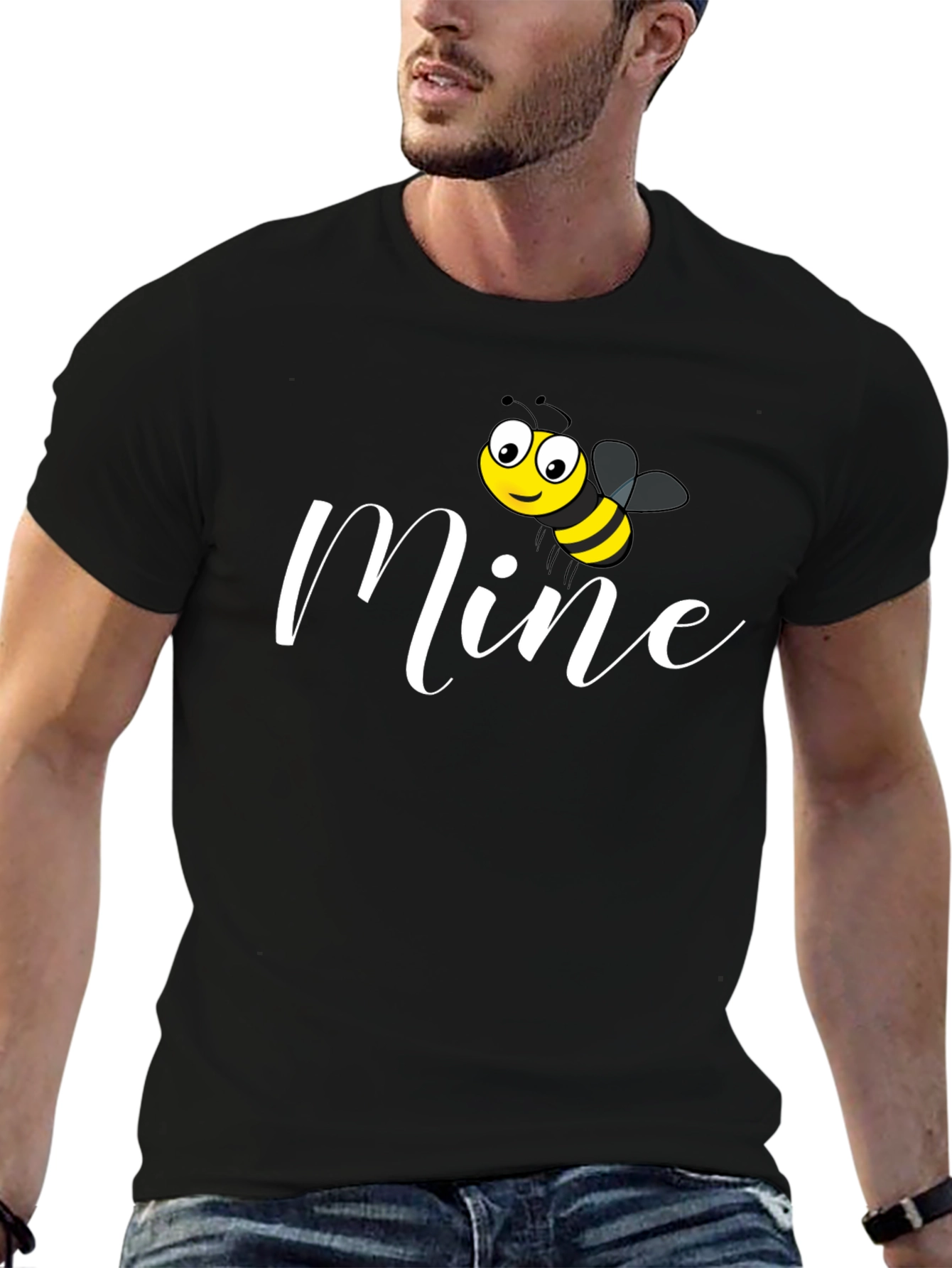 Bee Mine Graphic T-Shirt - Black