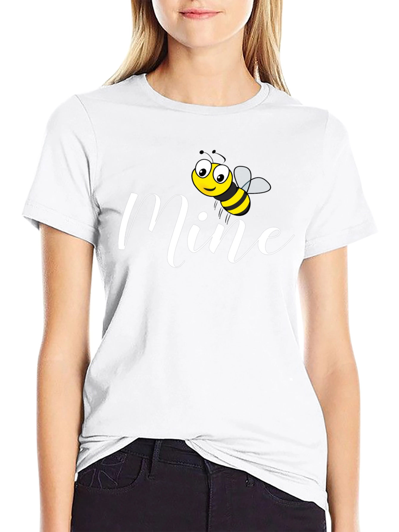 Bee Mine Graphic T-Shirt - Black