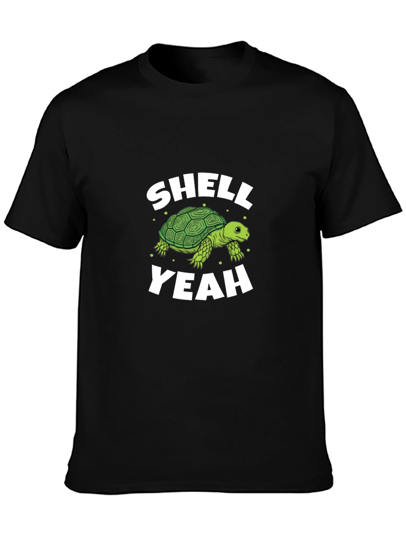 Shell Yeah Turtle Graphic Tee - Soft Cotton Blend