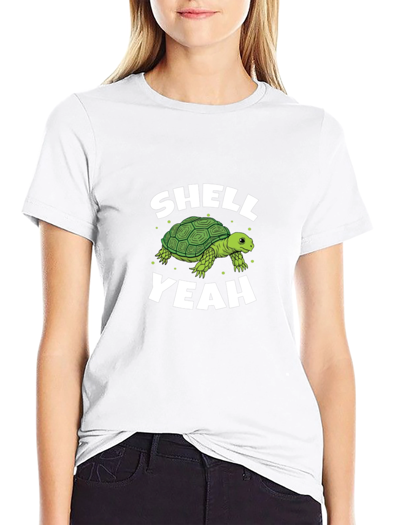 Shell Yeah Turtle Graphic Tee - Soft Cotton Blend