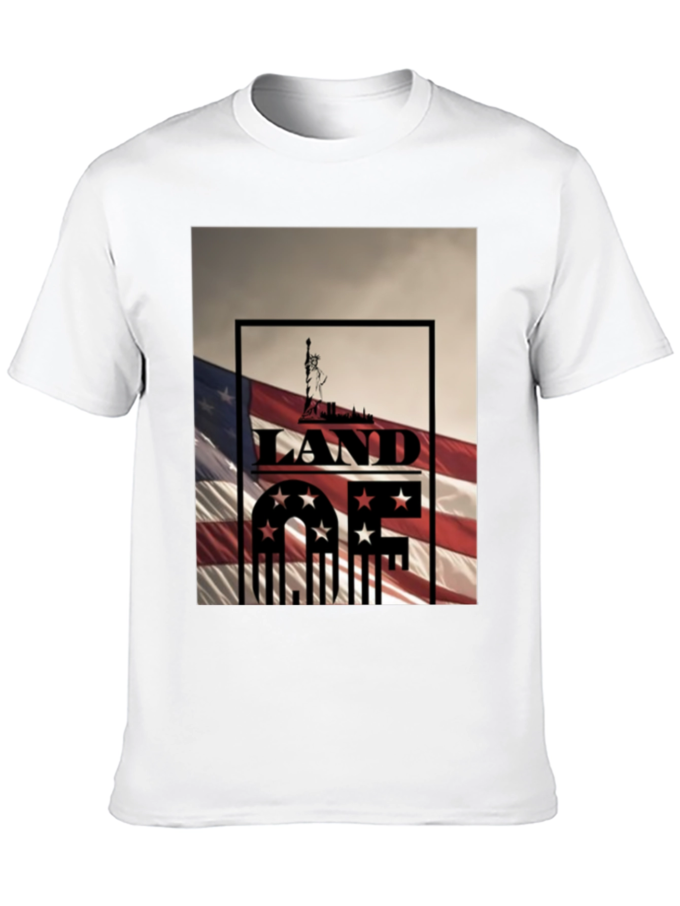 Land of the Free Patriotic Tee