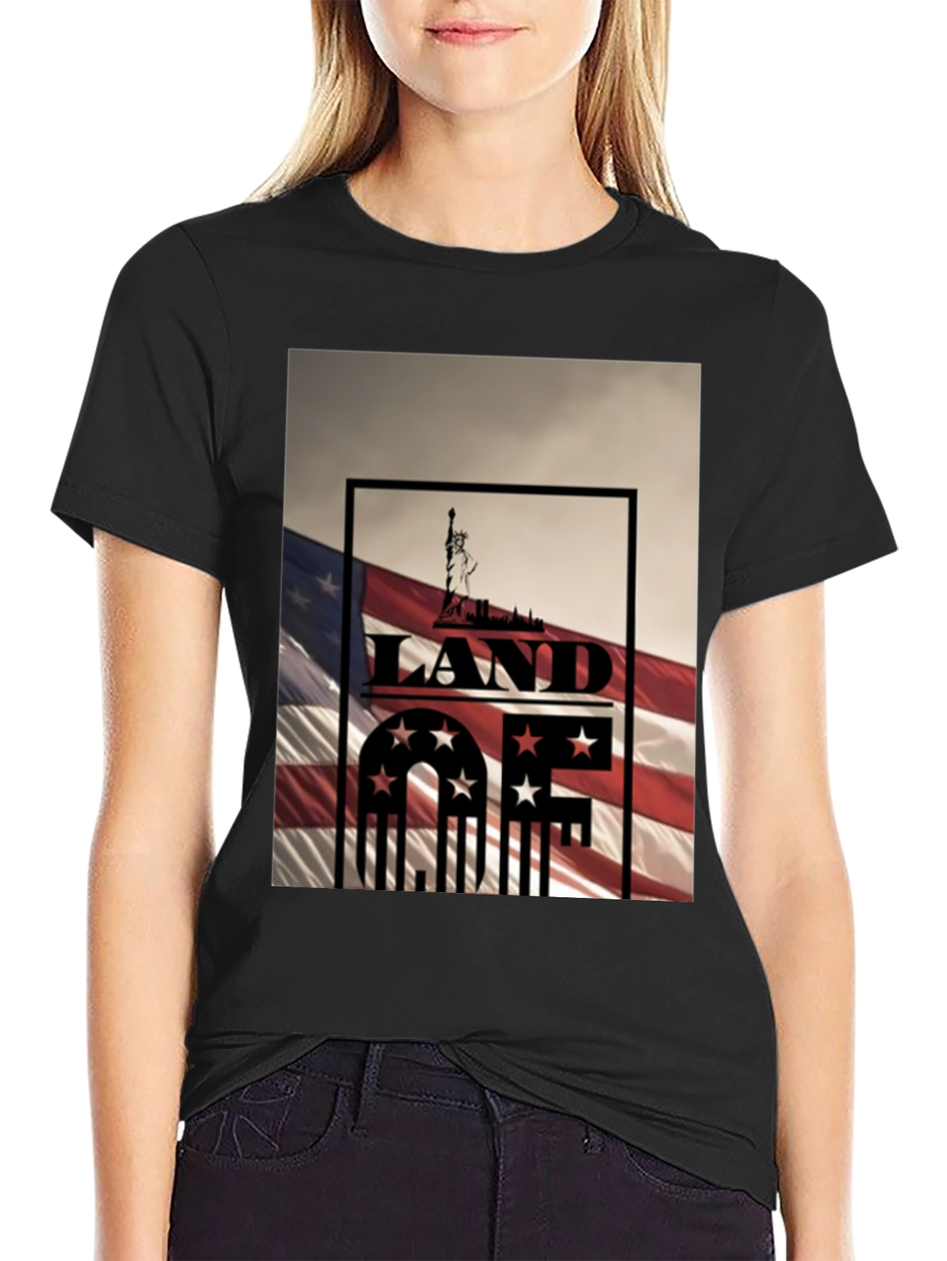 Land of the Free Patriotic Tee
