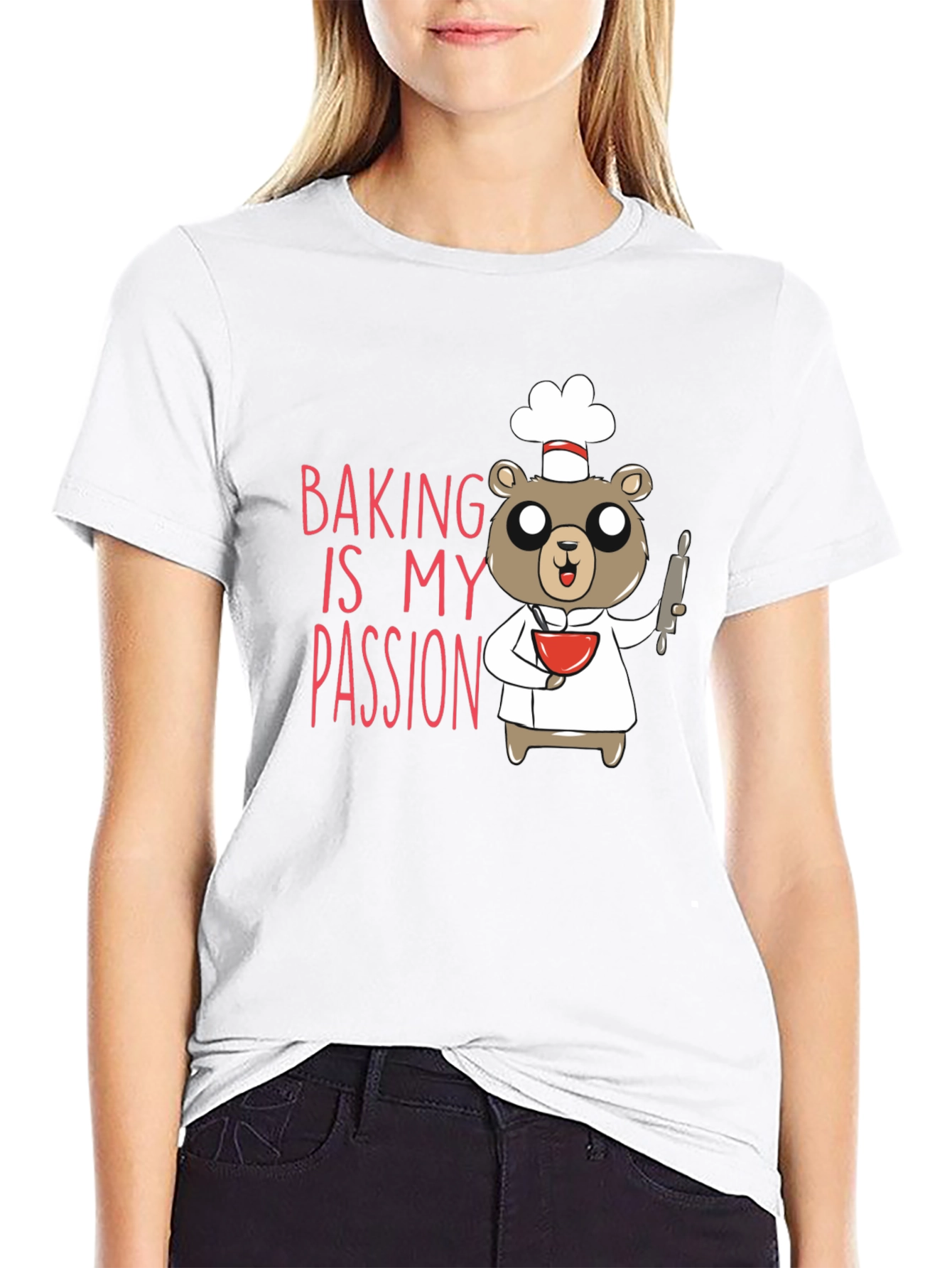 Baking Is My Passion Bear T-Shirt