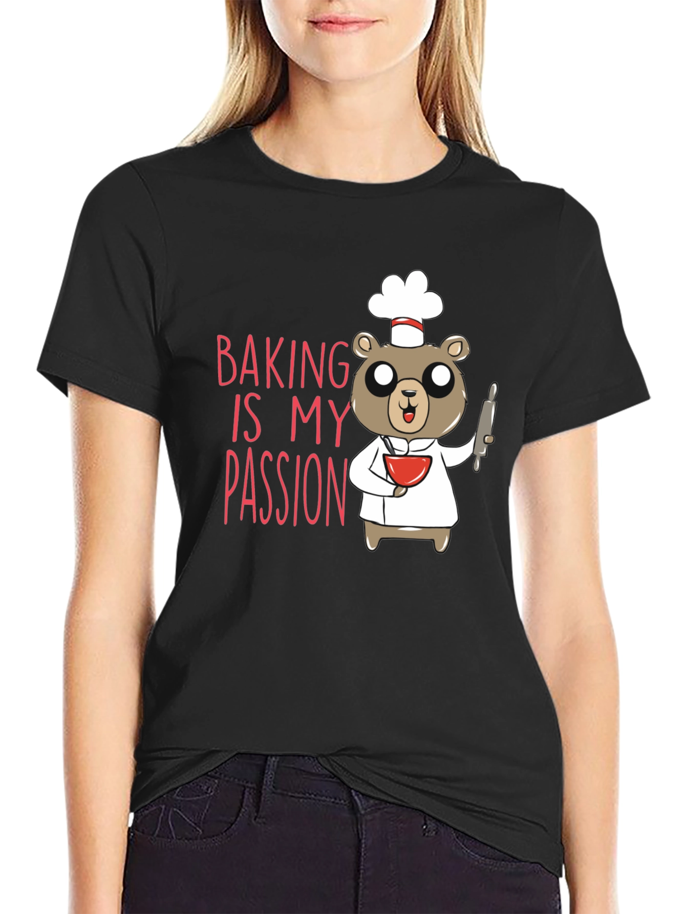 Baking Is My Passion Bear T-Shirt