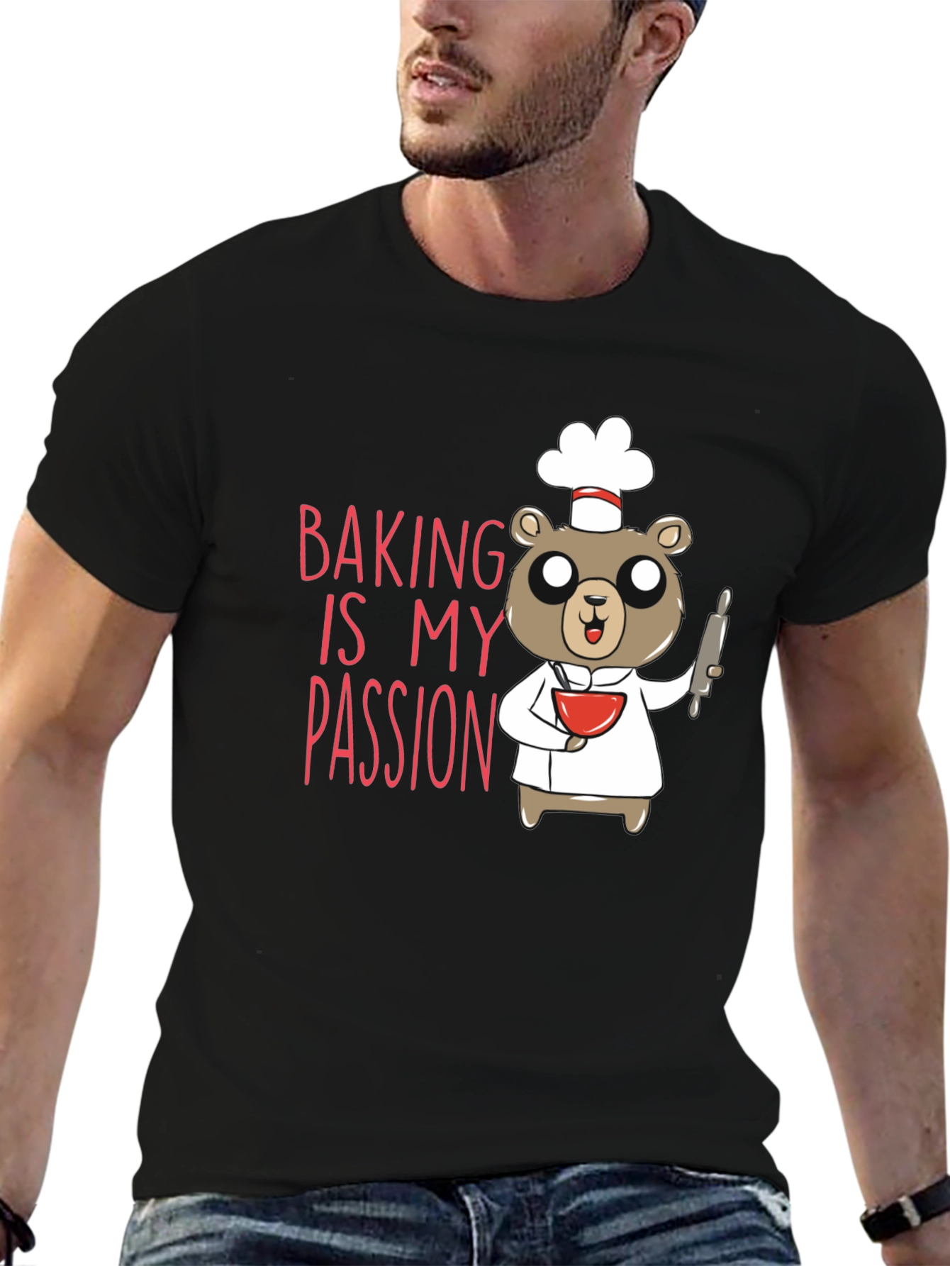 Baking Is My Passion Bear T-Shirt