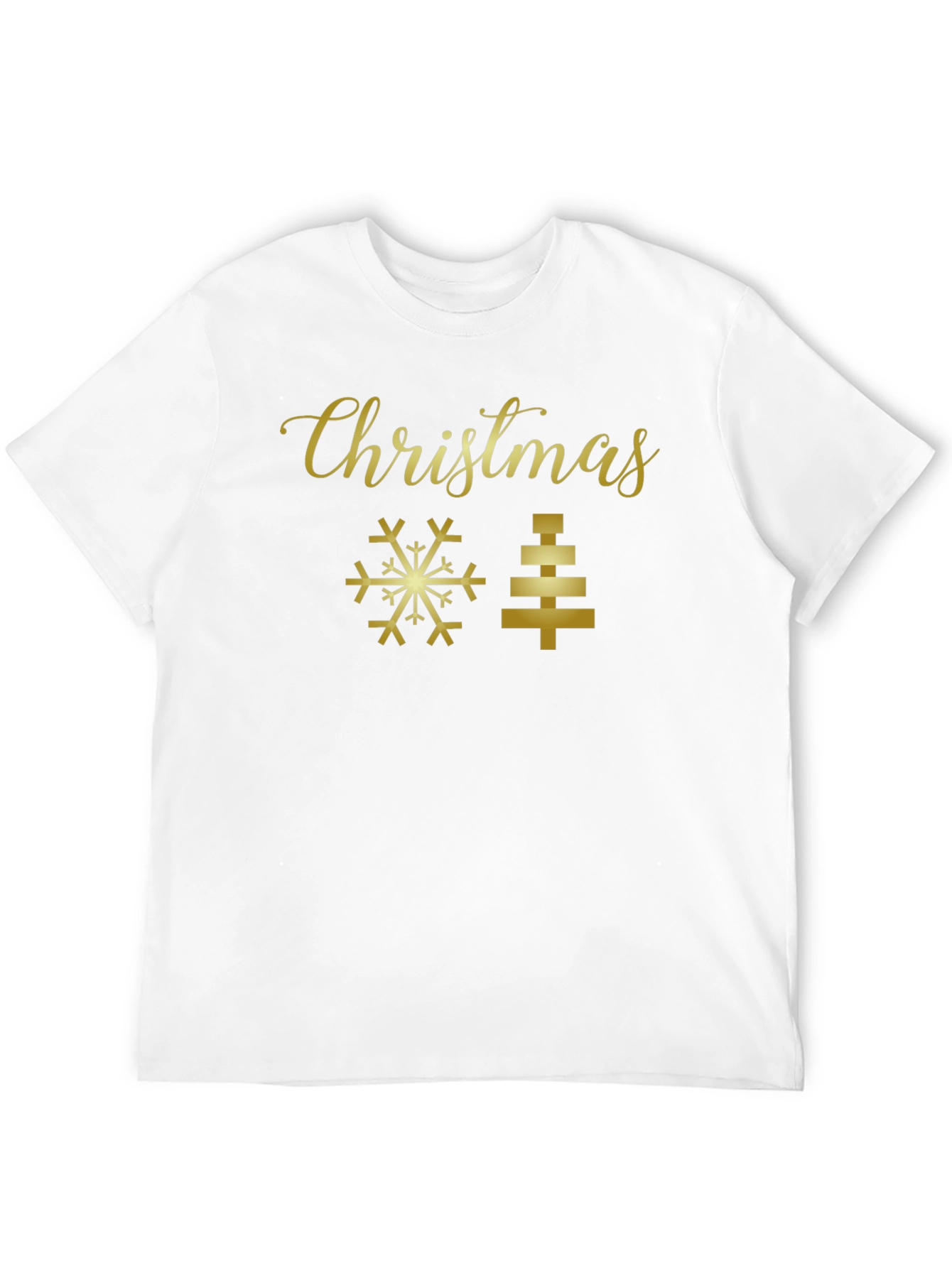 Christmas Snowflake Tree Graphic Tee