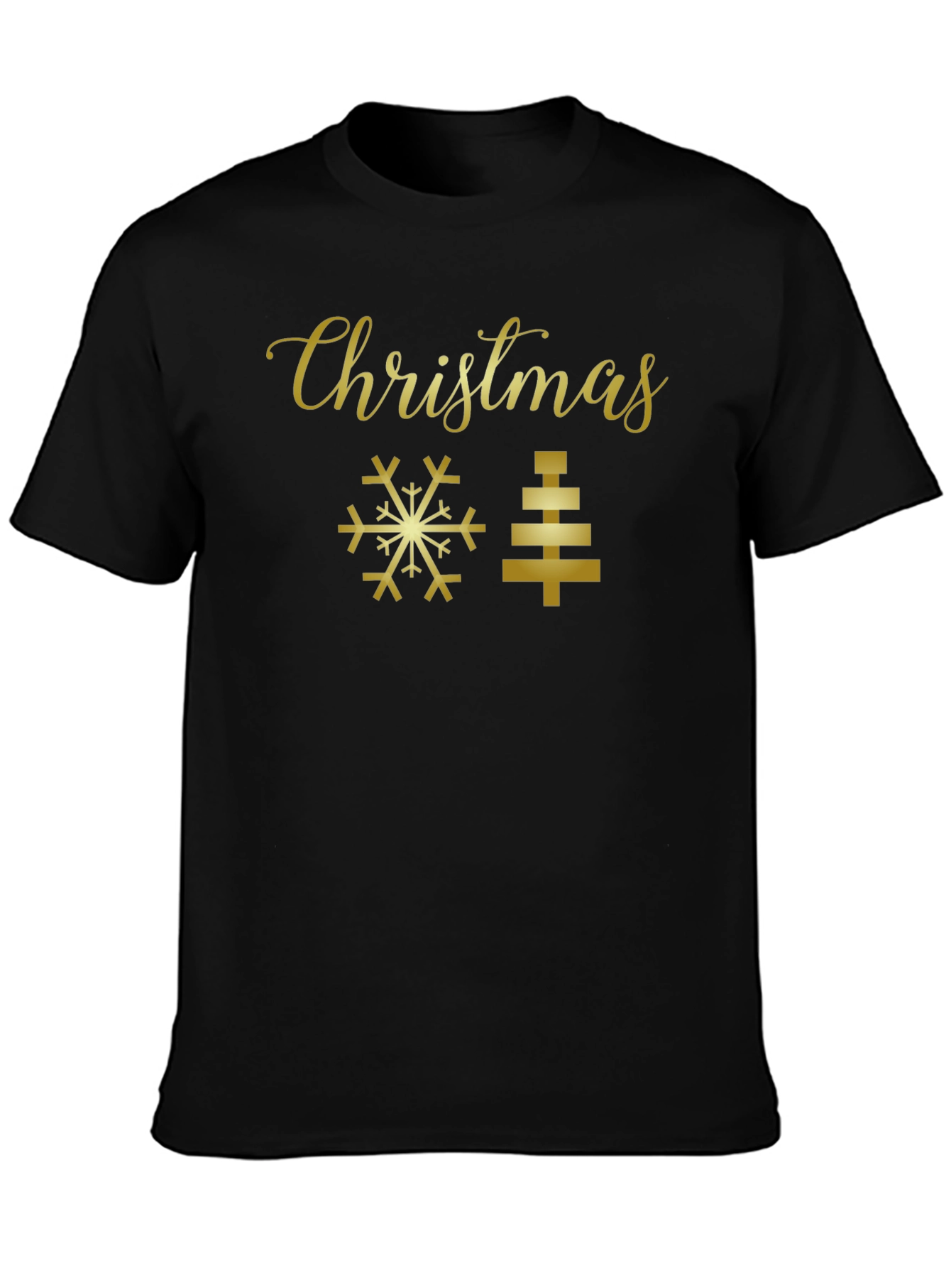 Christmas Snowflake Tree Graphic Tee