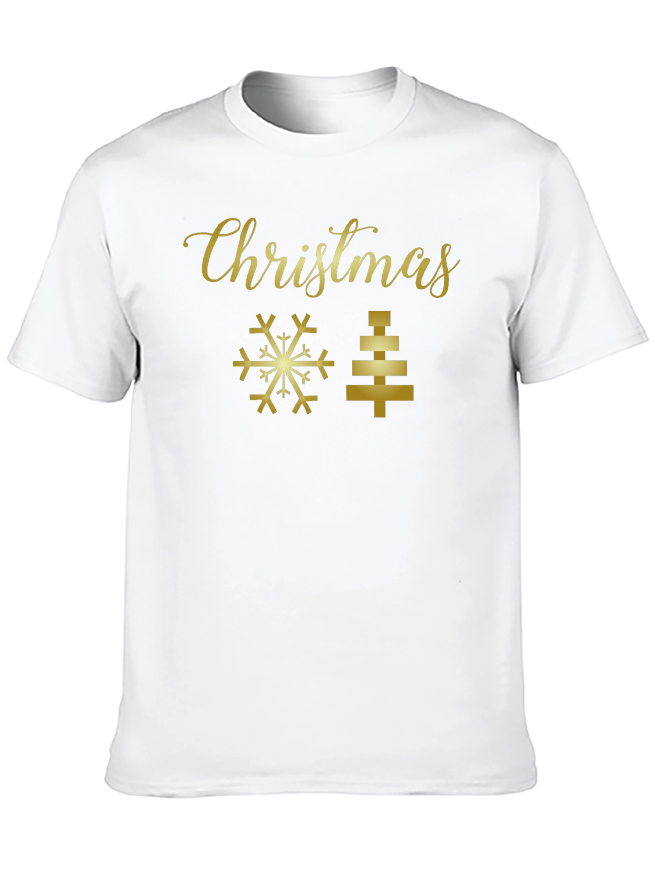 Christmas Snowflake Tree Graphic Tee