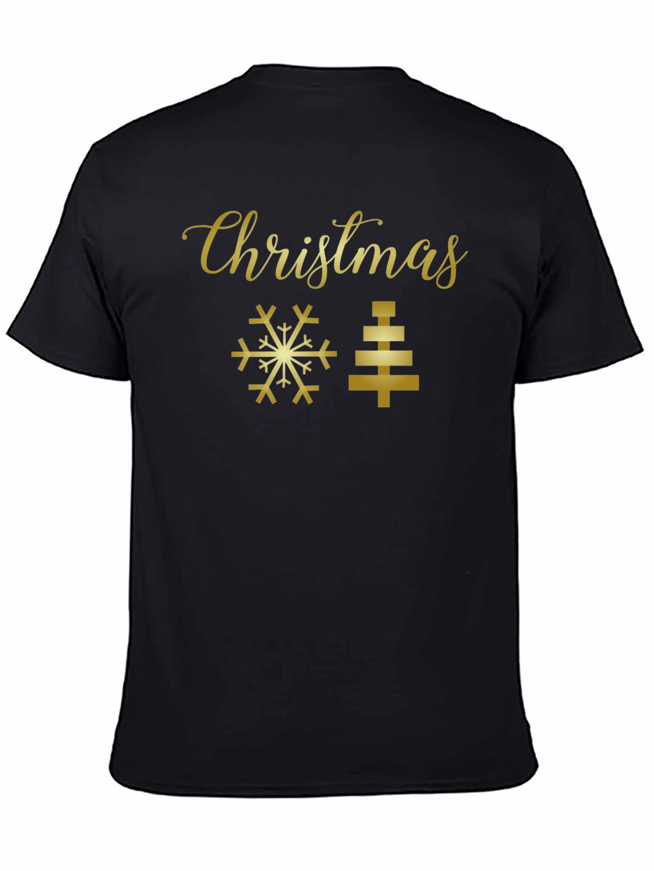 Christmas Snowflake Tree Graphic Tee