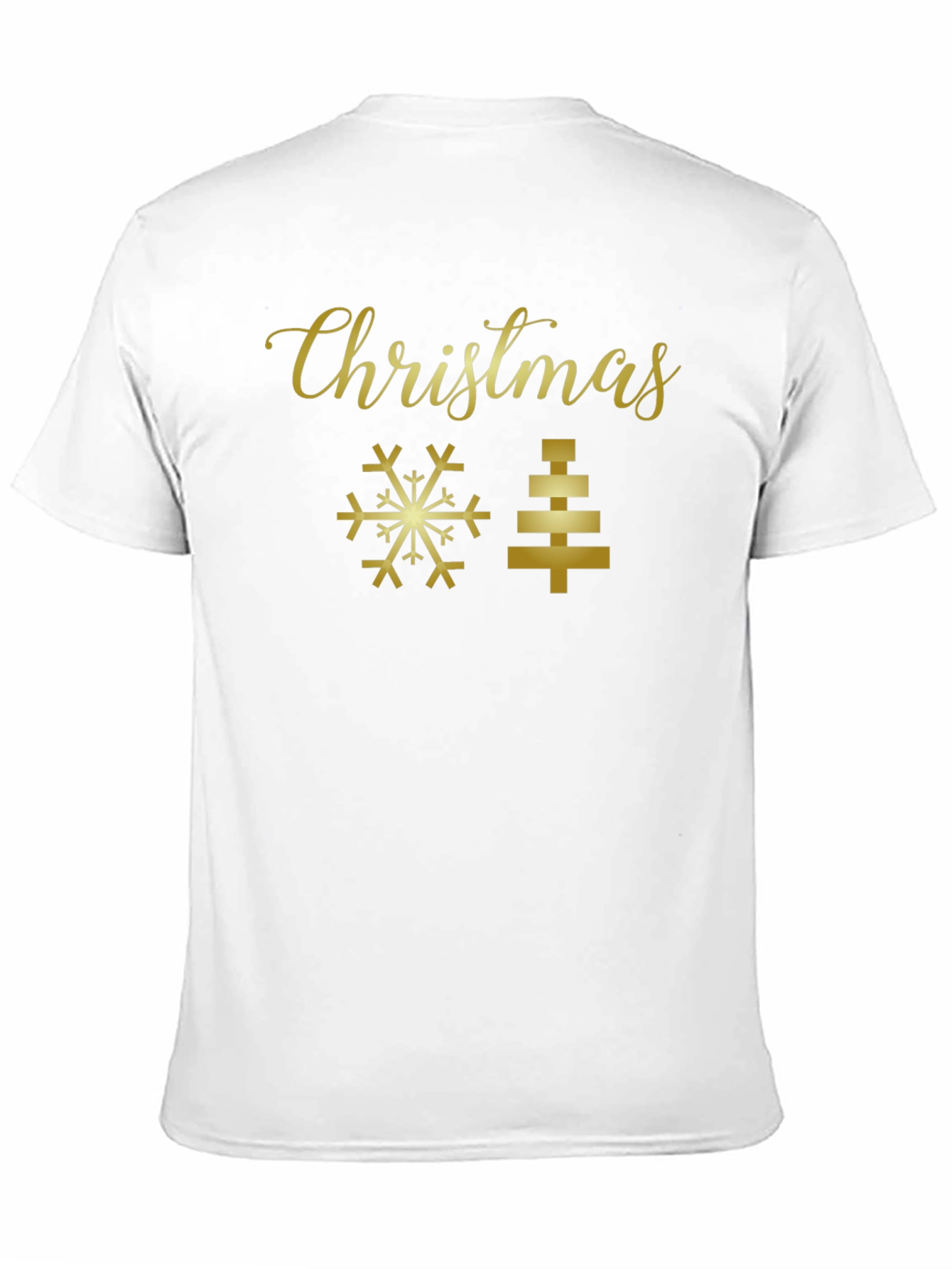 Christmas Snowflake Tree Graphic Tee