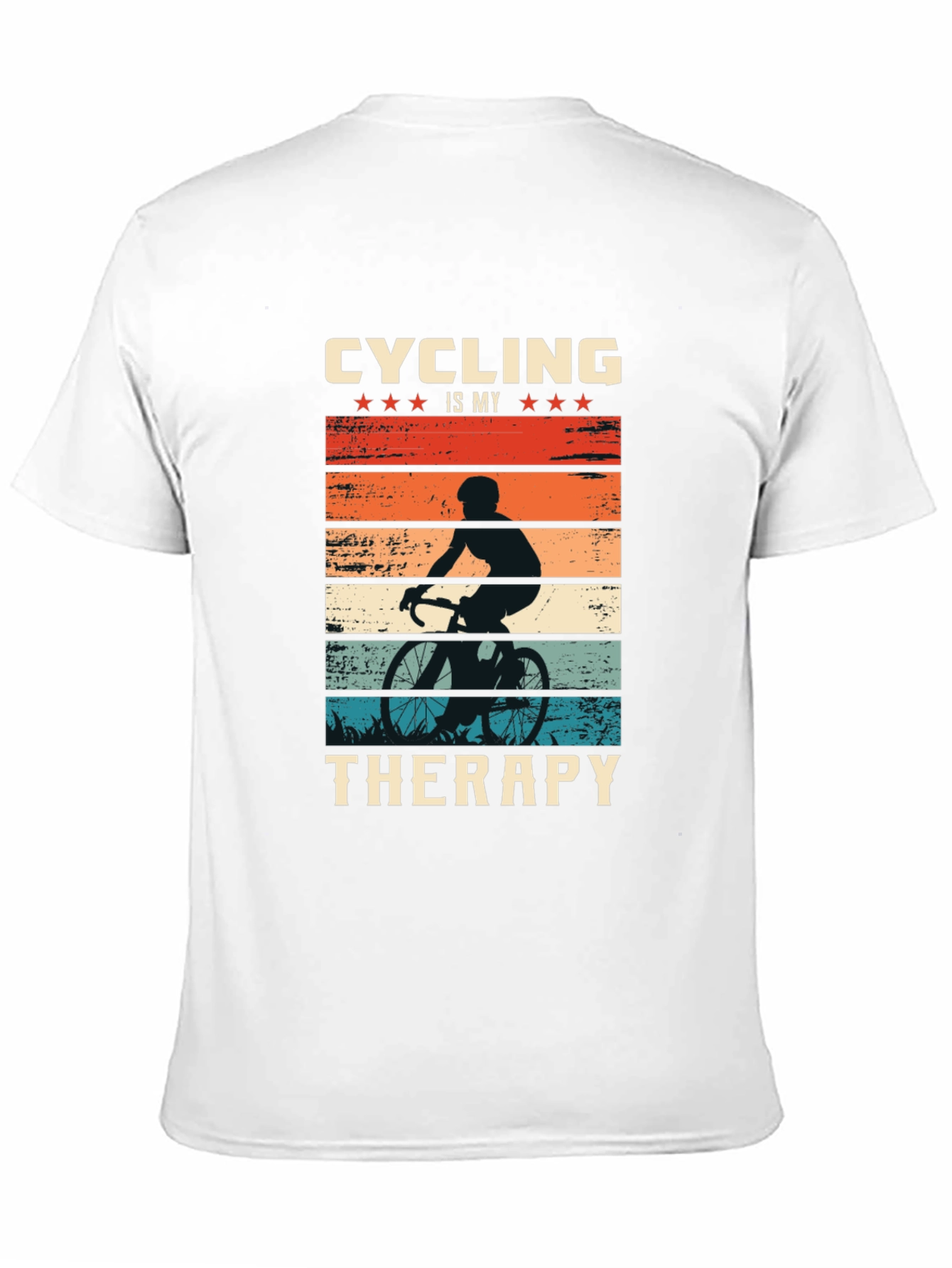Cycling Therapy T-Shirt - Biker Design