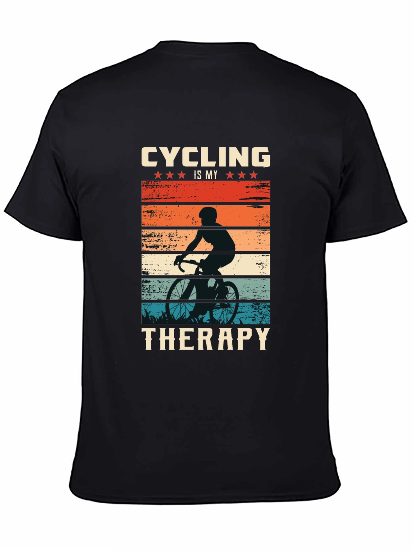 Cycling Therapy T-Shirt - Biker Design