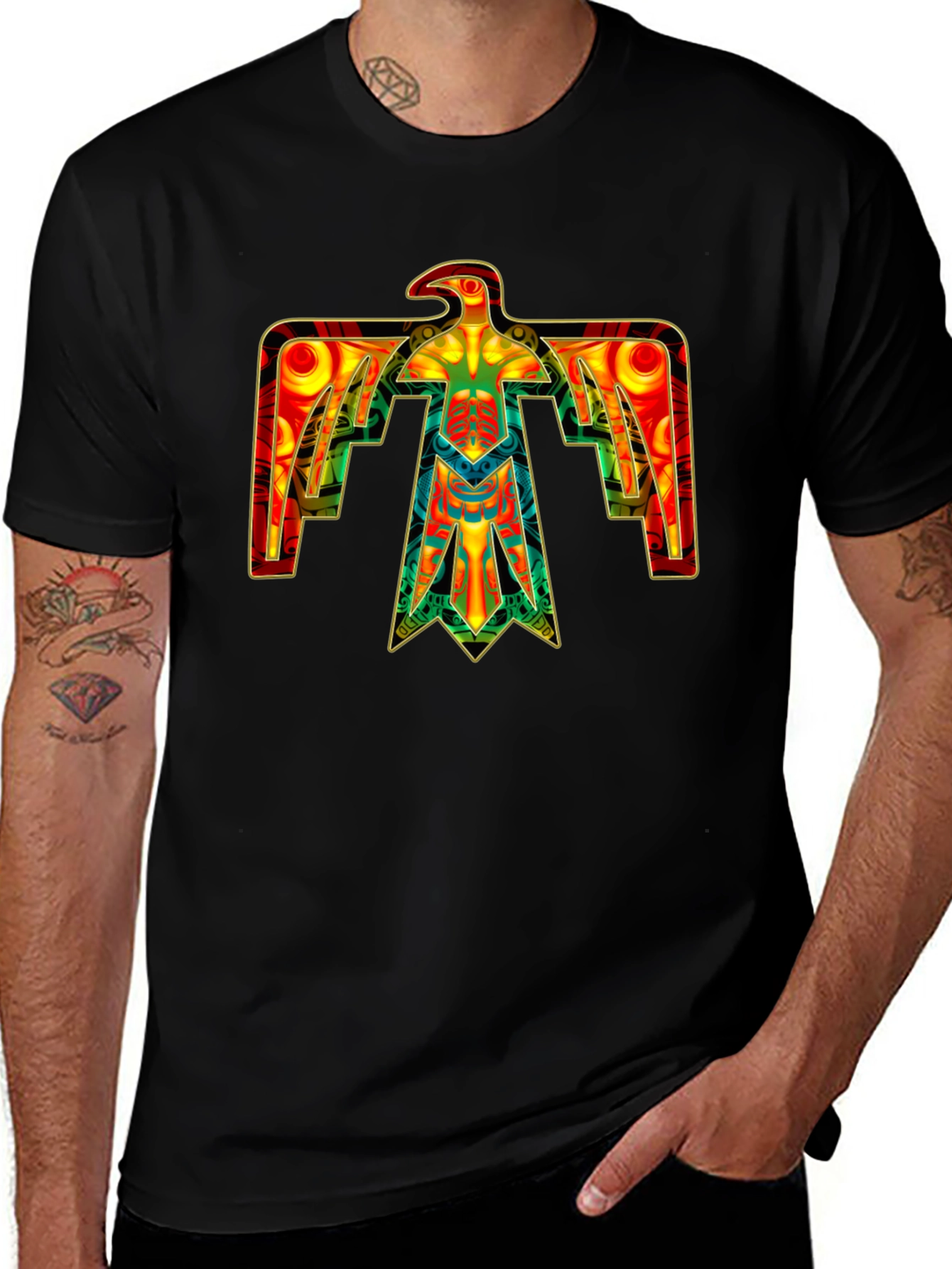Thunderbird Graphic Black T-Shirt