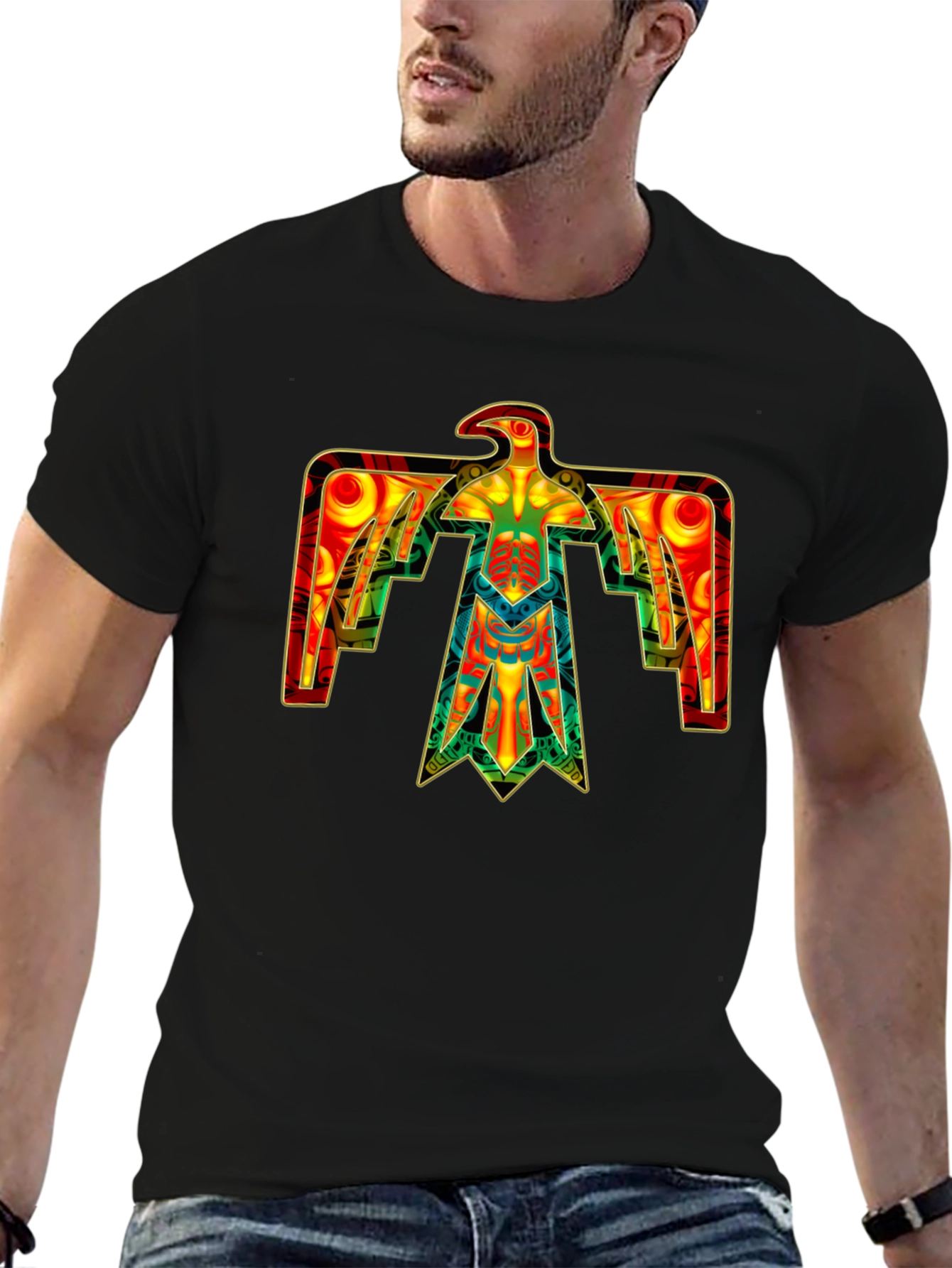 Thunderbird Graphic Black T-Shirt