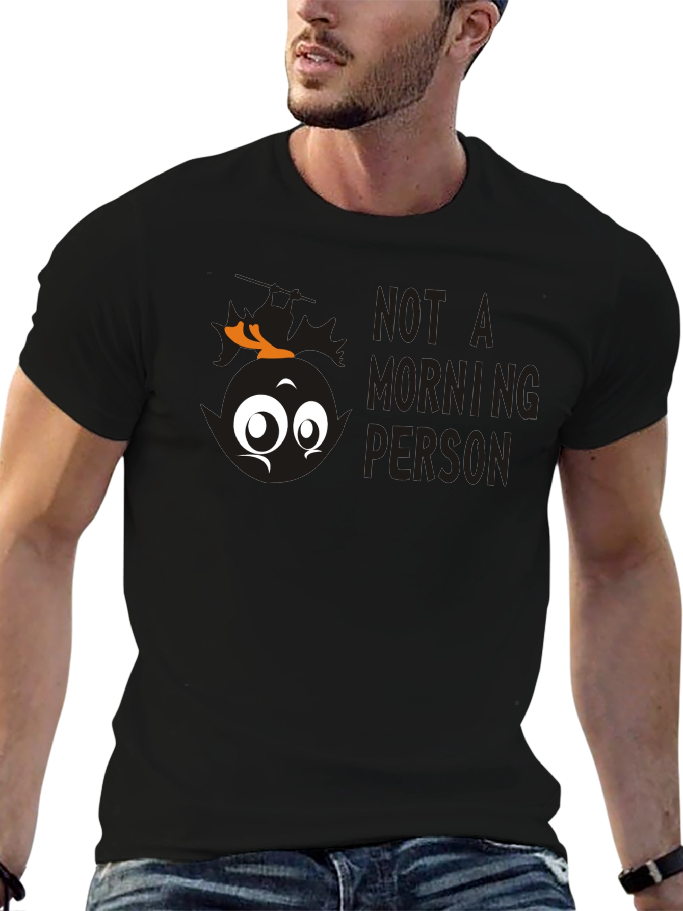 Funny Not A Morning Person Graphic Tee