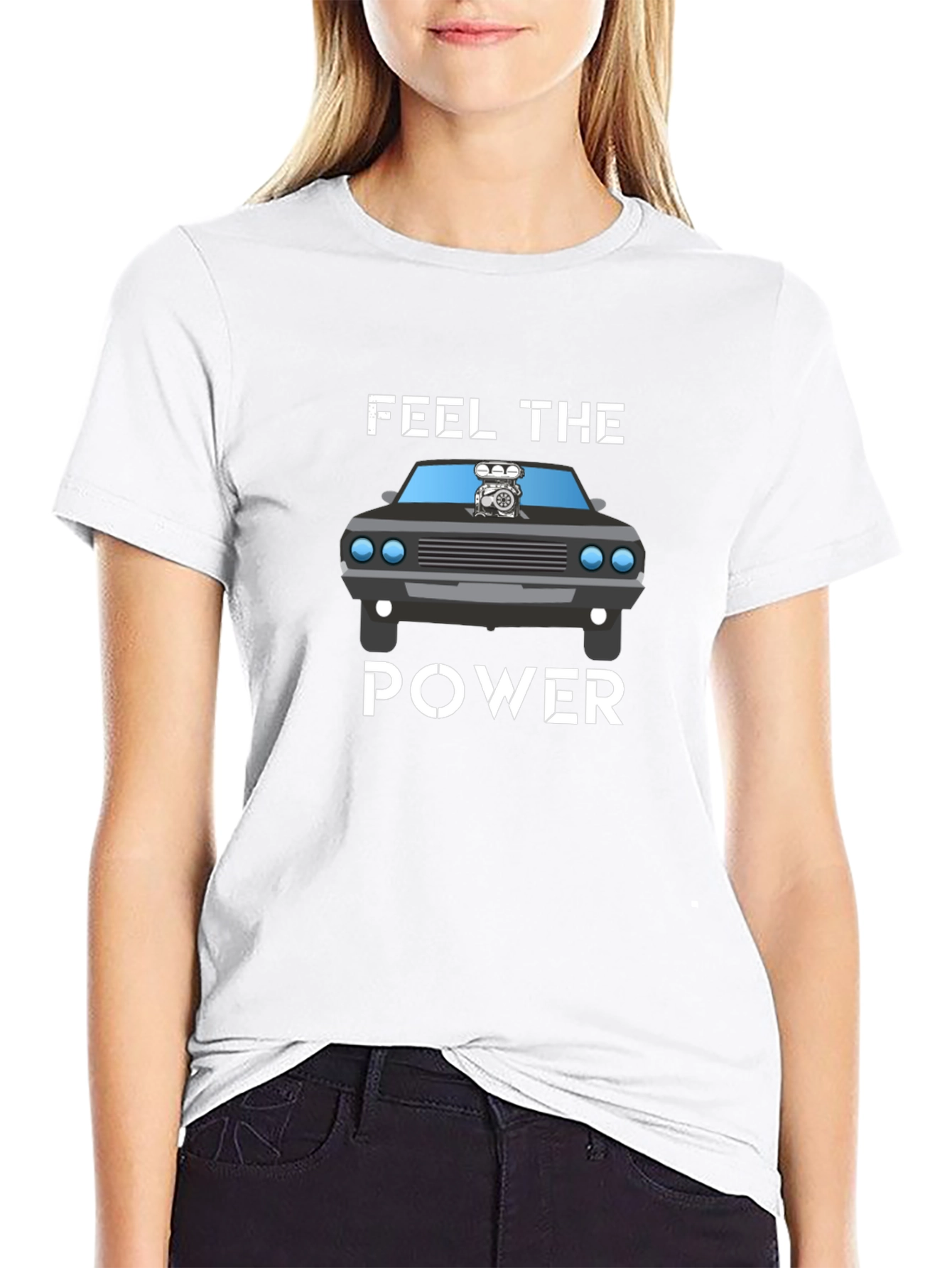 Feel The Power Car T-Shirt