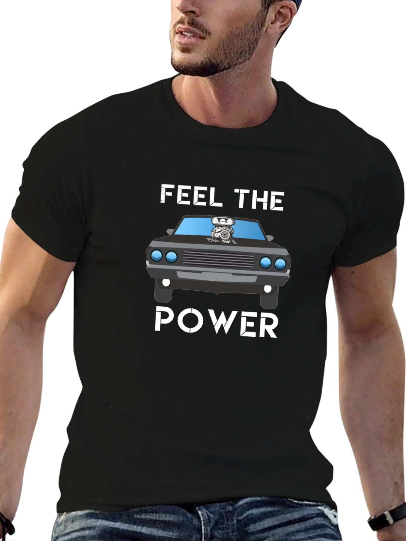 Feel The Power Car T-Shirt