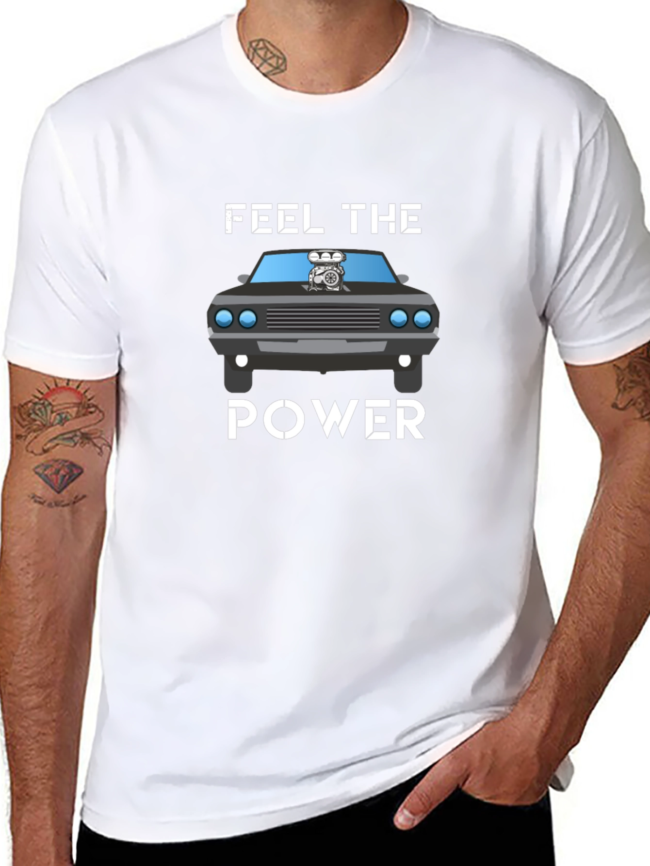 Feel The Power Car T-Shirt