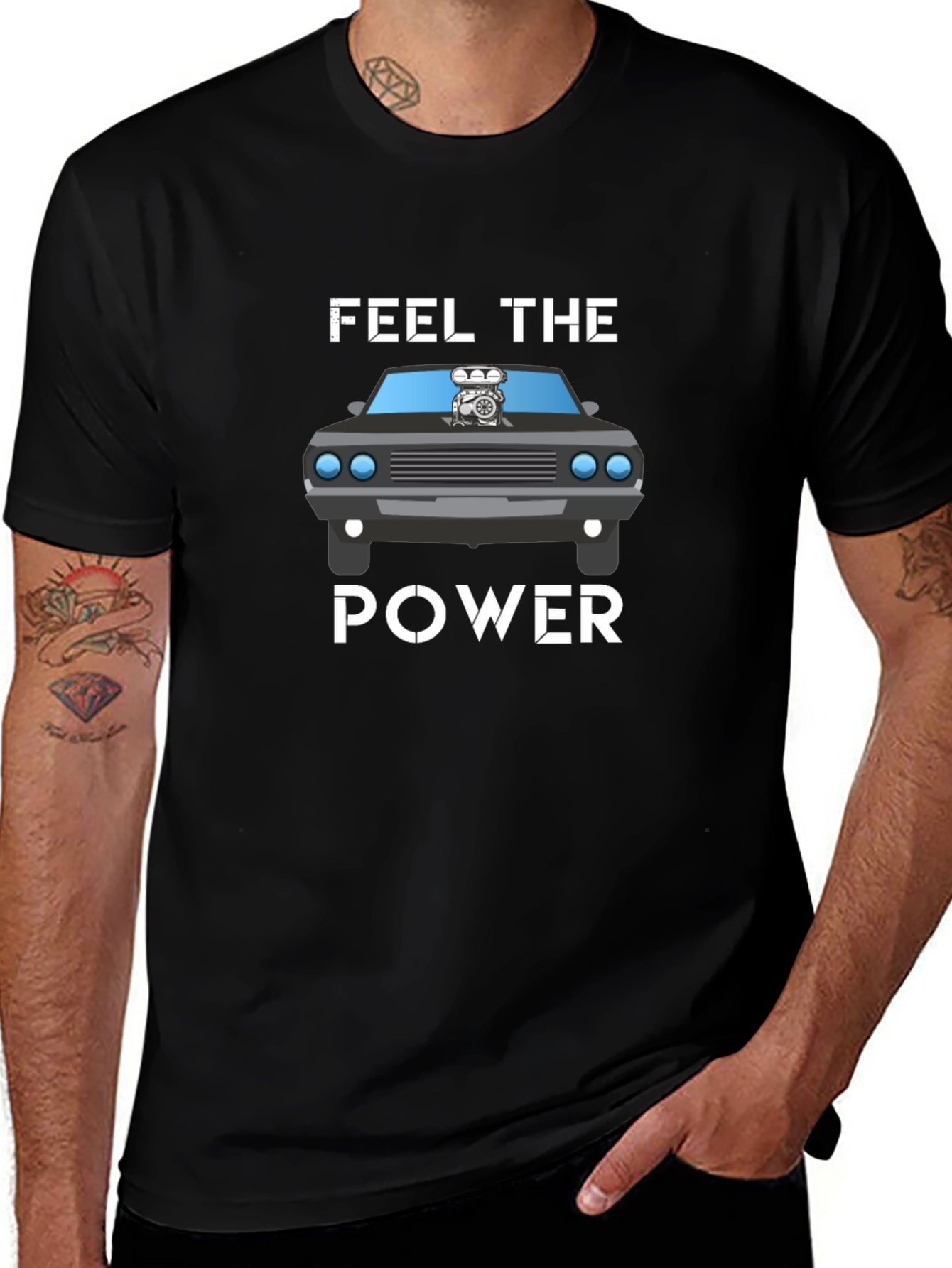 Feel The Power Car T-Shirt