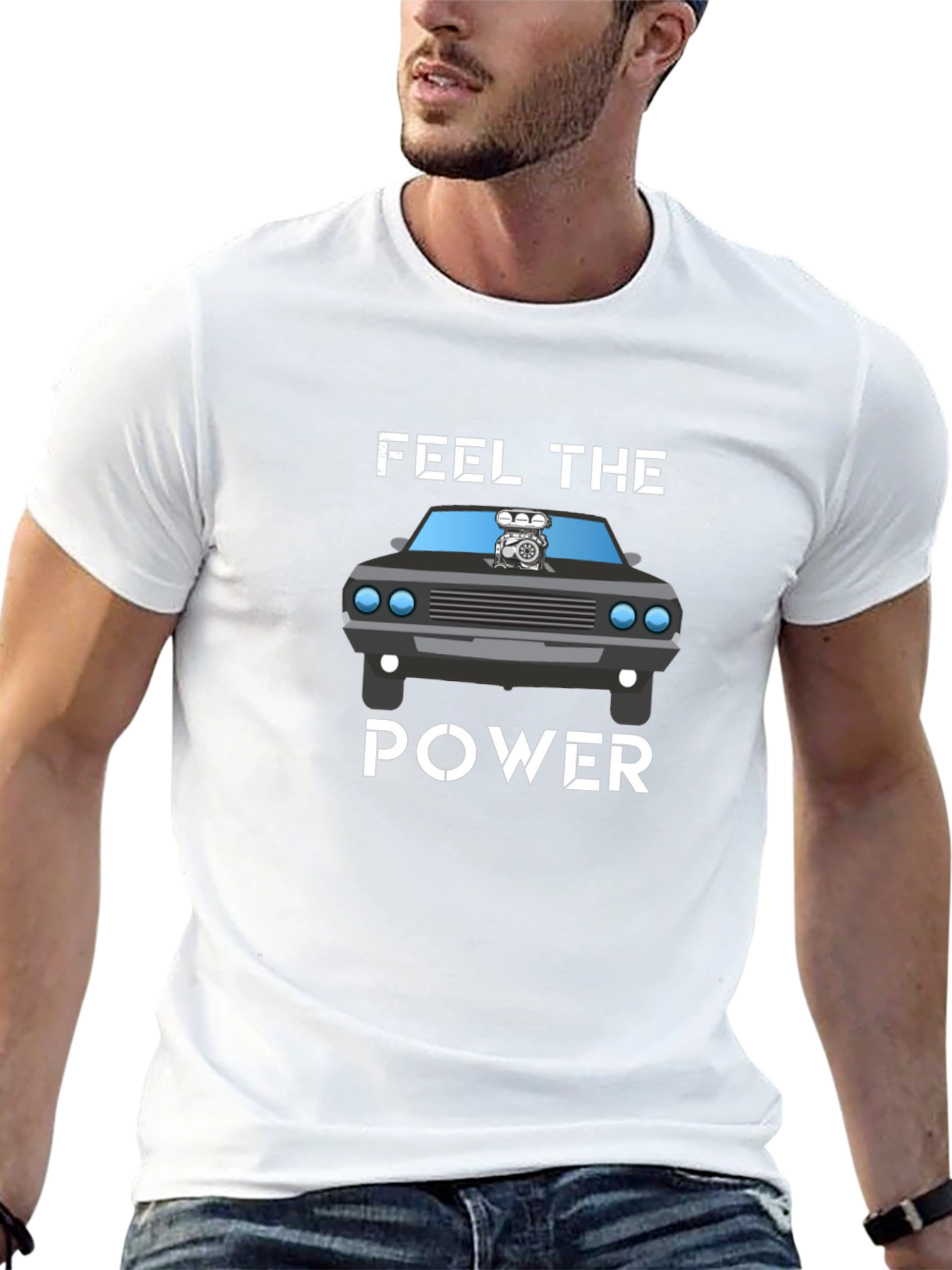 Feel The Power Car T-Shirt
