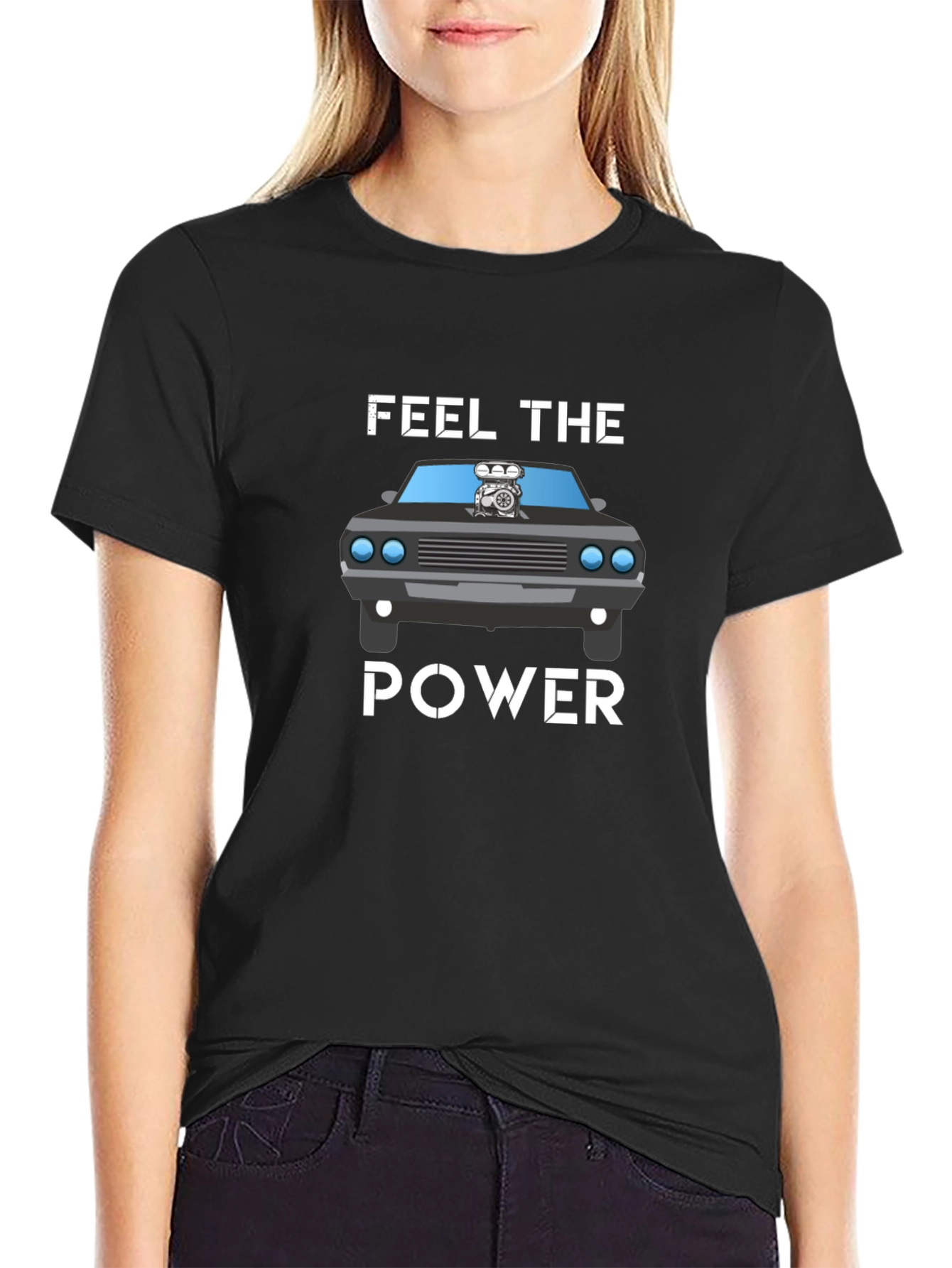Feel The Power Car T-Shirt