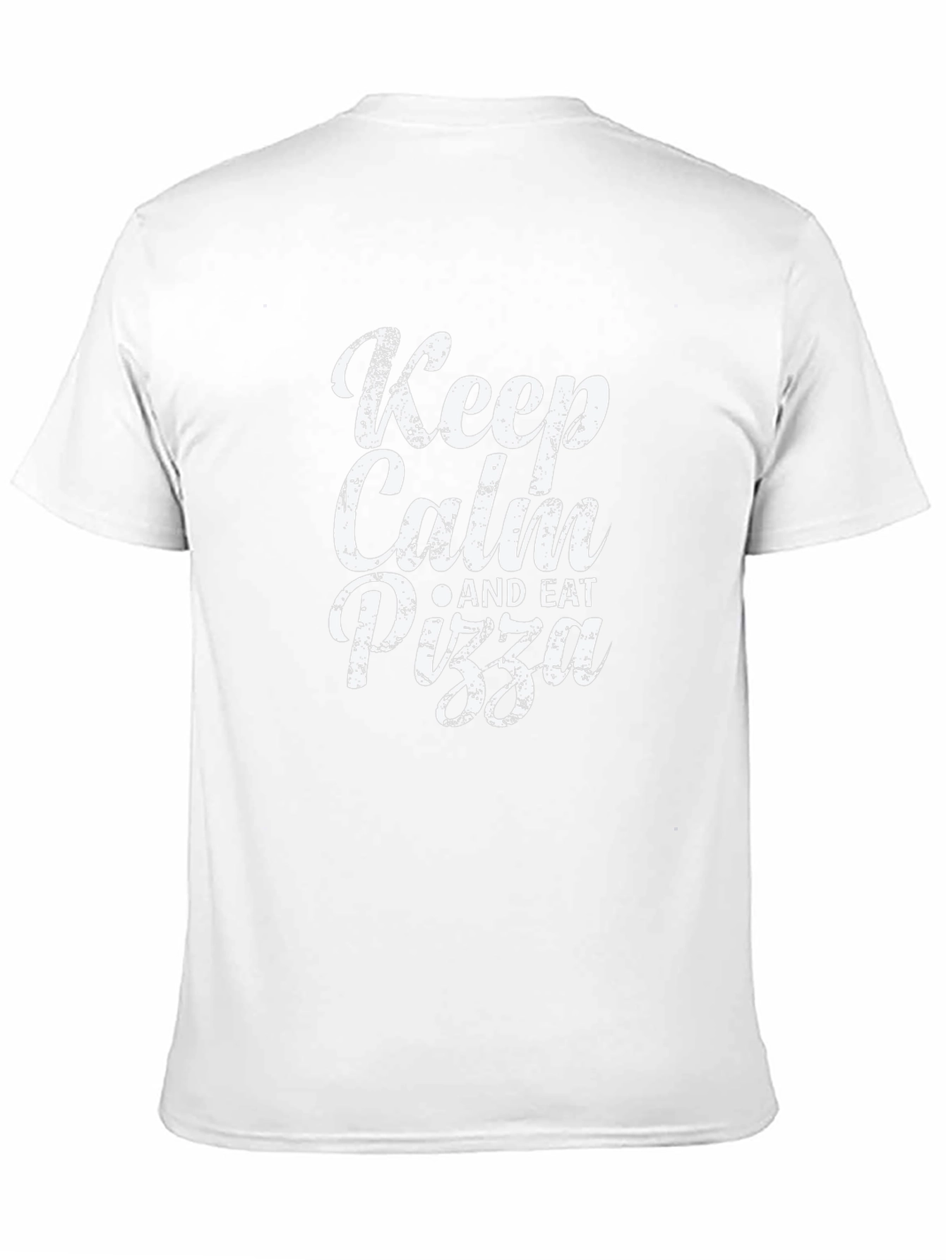 Keep Calm & Eat Pizza - Black Graphic Tee