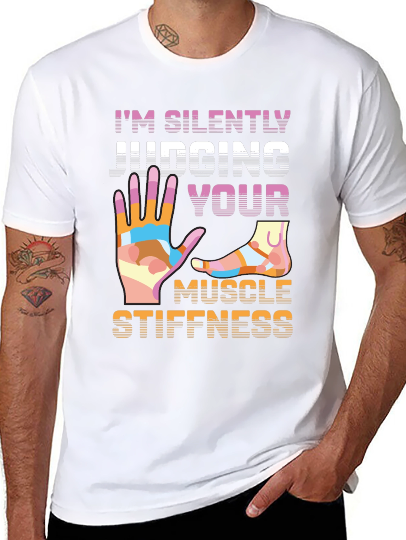 Funny Muscle Stiffness T-Shirt for Massage Therapists