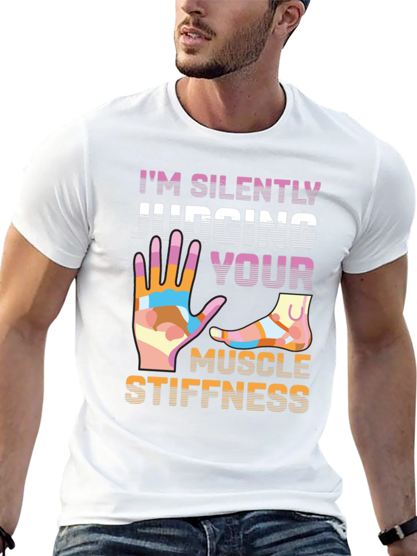 Funny Muscle Stiffness T-Shirt for Massage Therapists