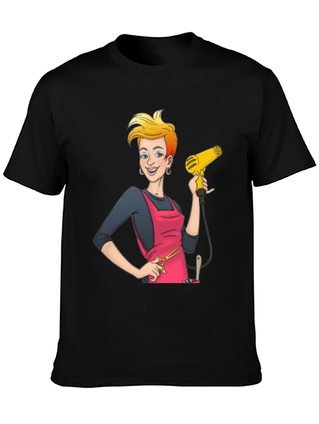 Barber Cartoon Graphic Tee