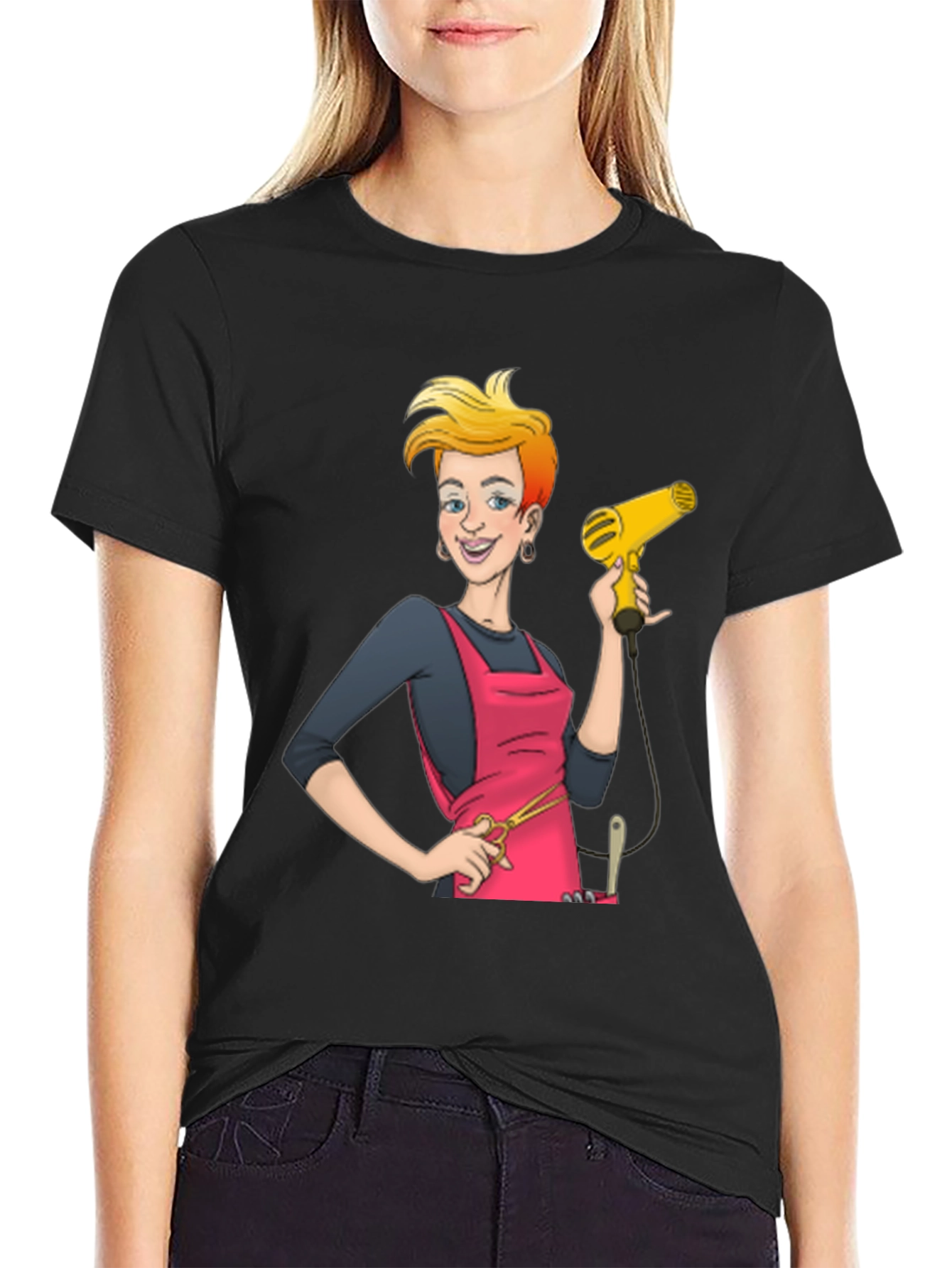 Barber Cartoon Graphic Tee