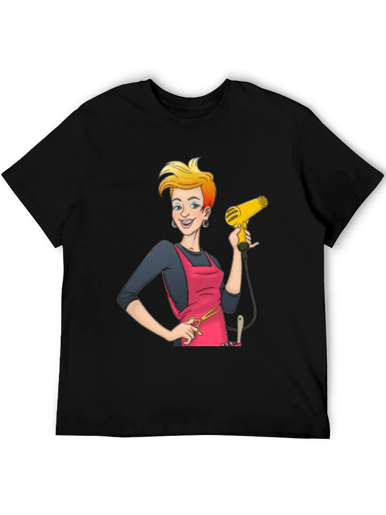 Barber Cartoon Graphic Tee