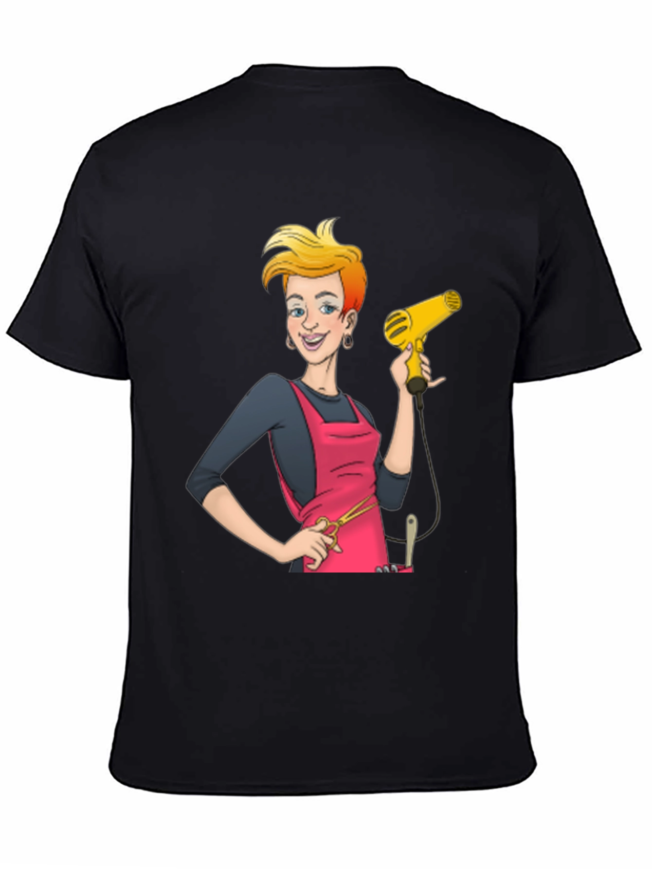 Barber Cartoon Graphic Tee