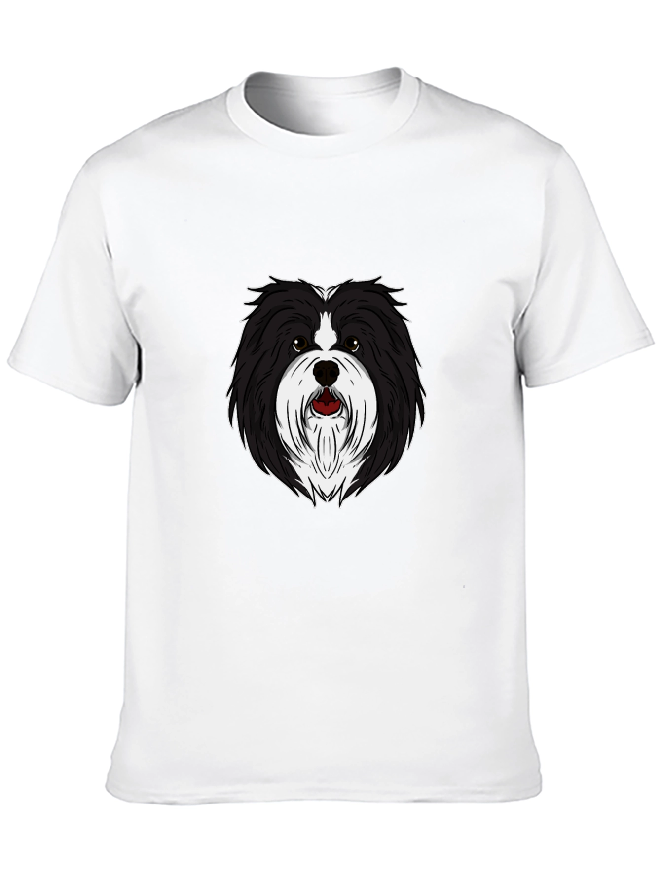 Dog Breed Graphic Tee - Black Crew Neck