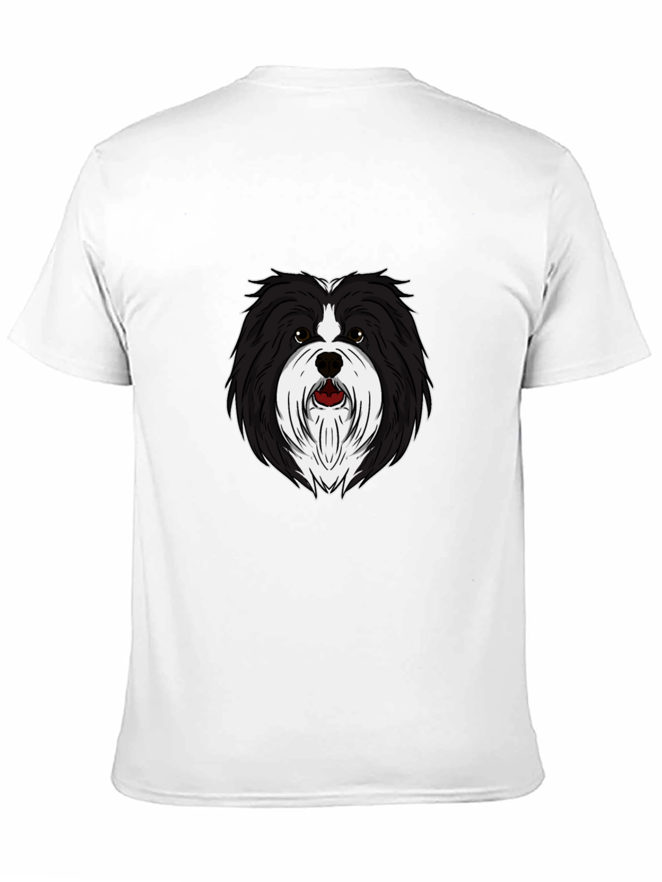Dog Breed Graphic Tee - Black Crew Neck