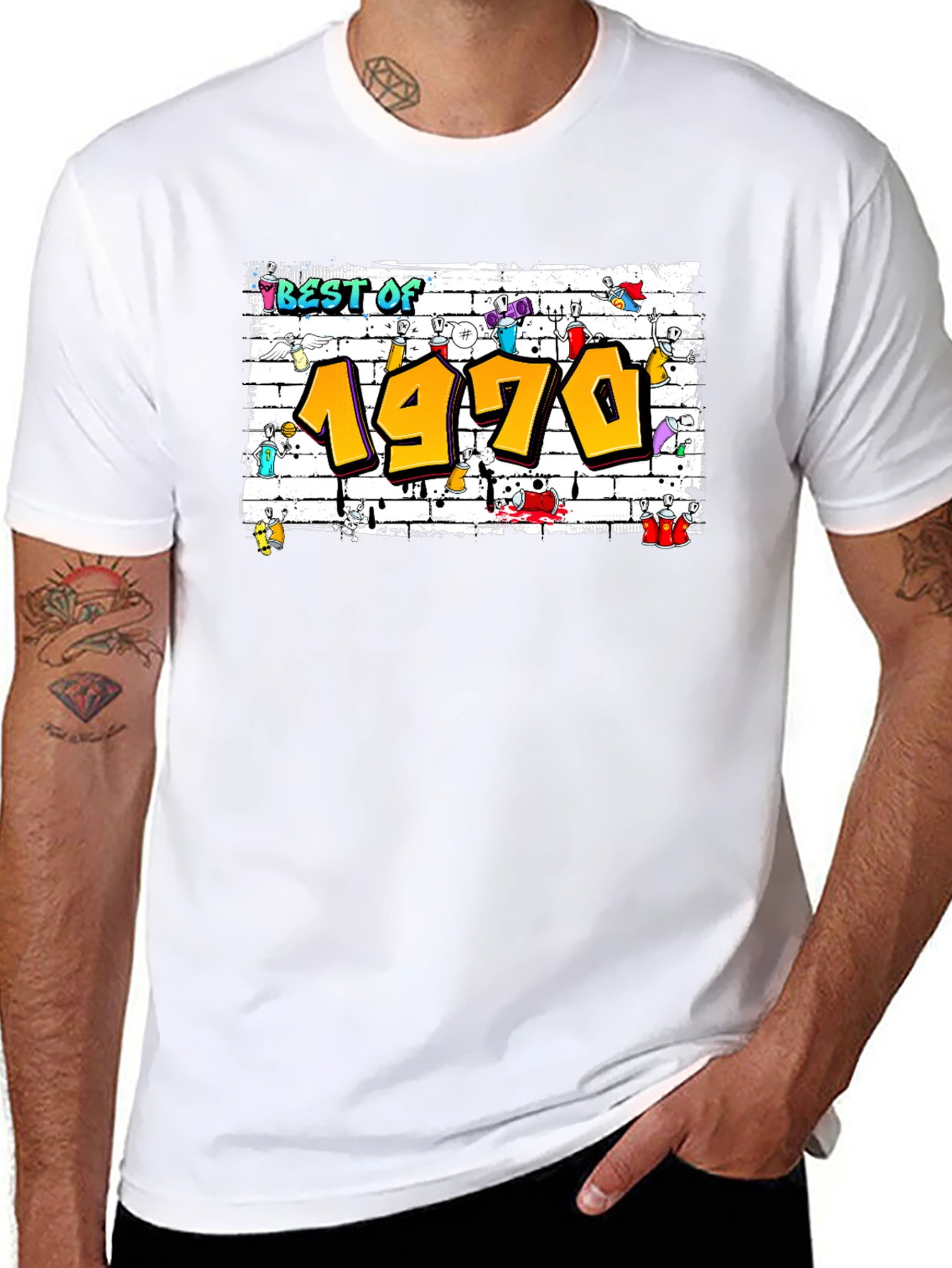 Best of 1970 Graffiti Tee