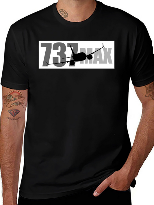 737 MAX T-Shirt - Aviation Enthusiast Tee
