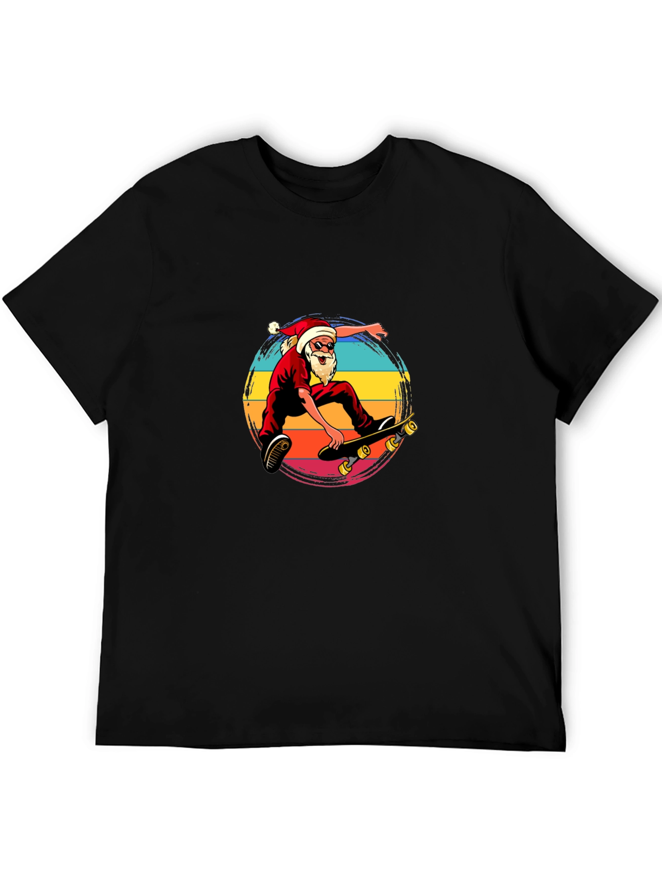 Skateboarding Santa T-Shirt