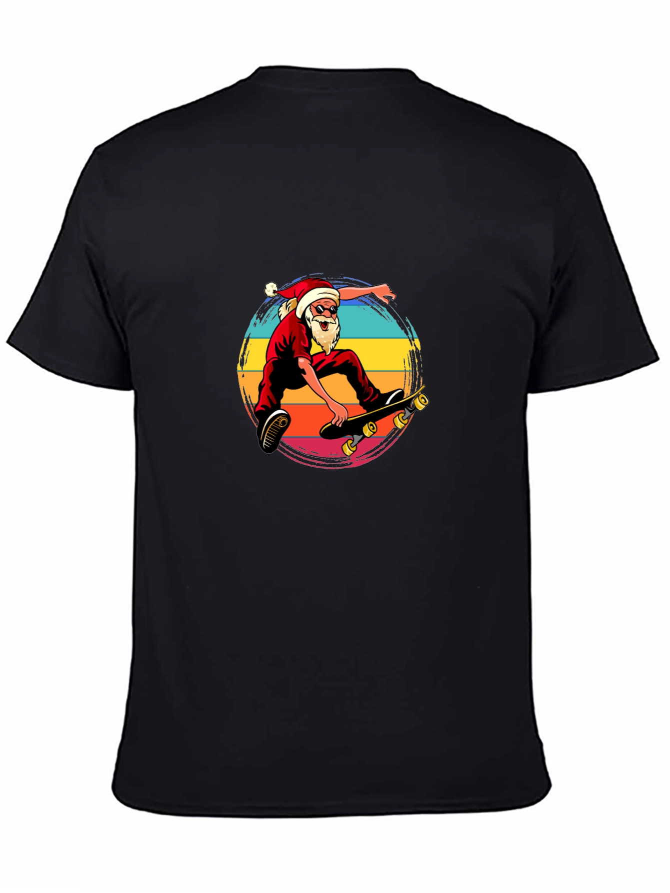 Skateboarding Santa T-Shirt