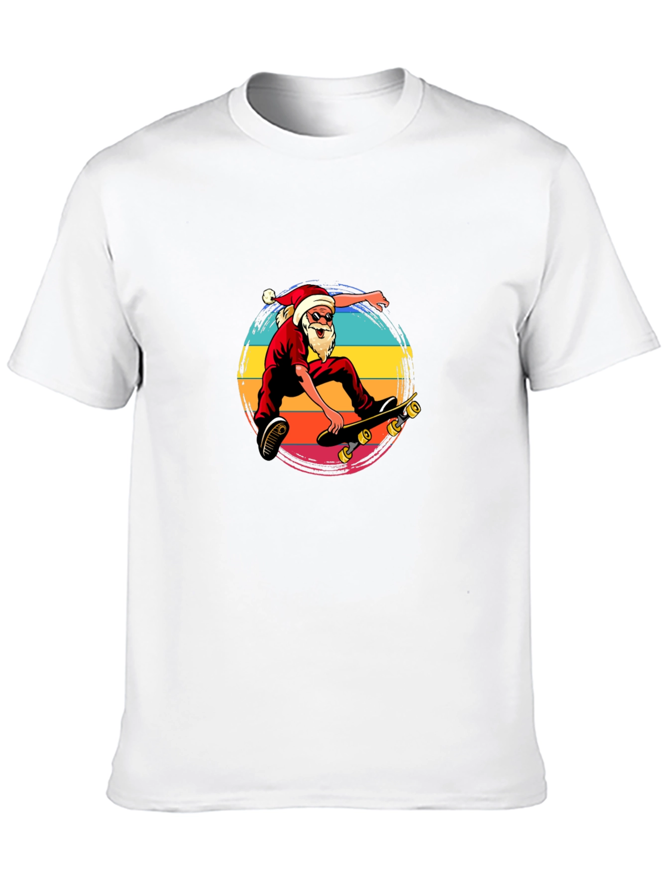 Skateboarding Santa T-Shirt