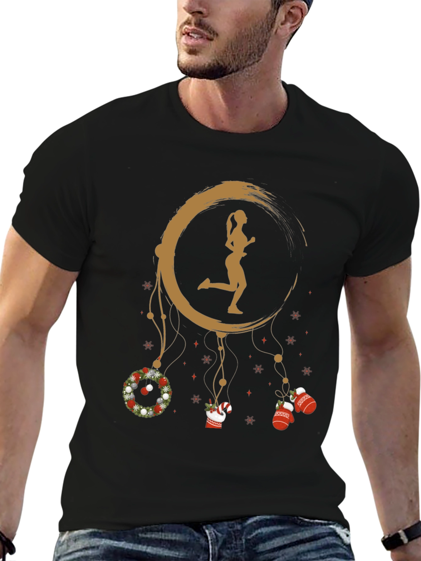 Christmas Runner Dream Catcher T-Shirt