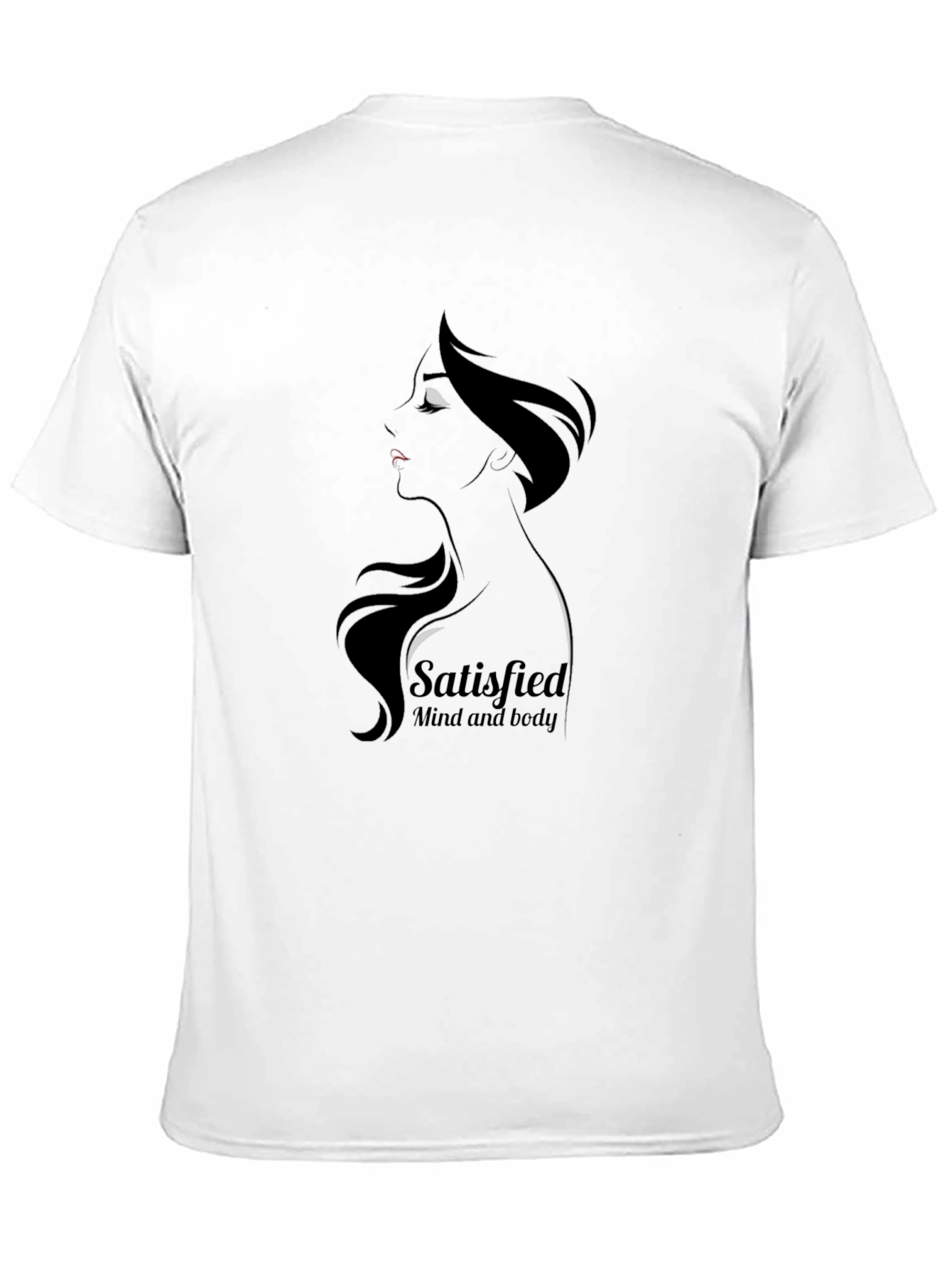 Satisfied Mind & Body Graphic Tee - Black