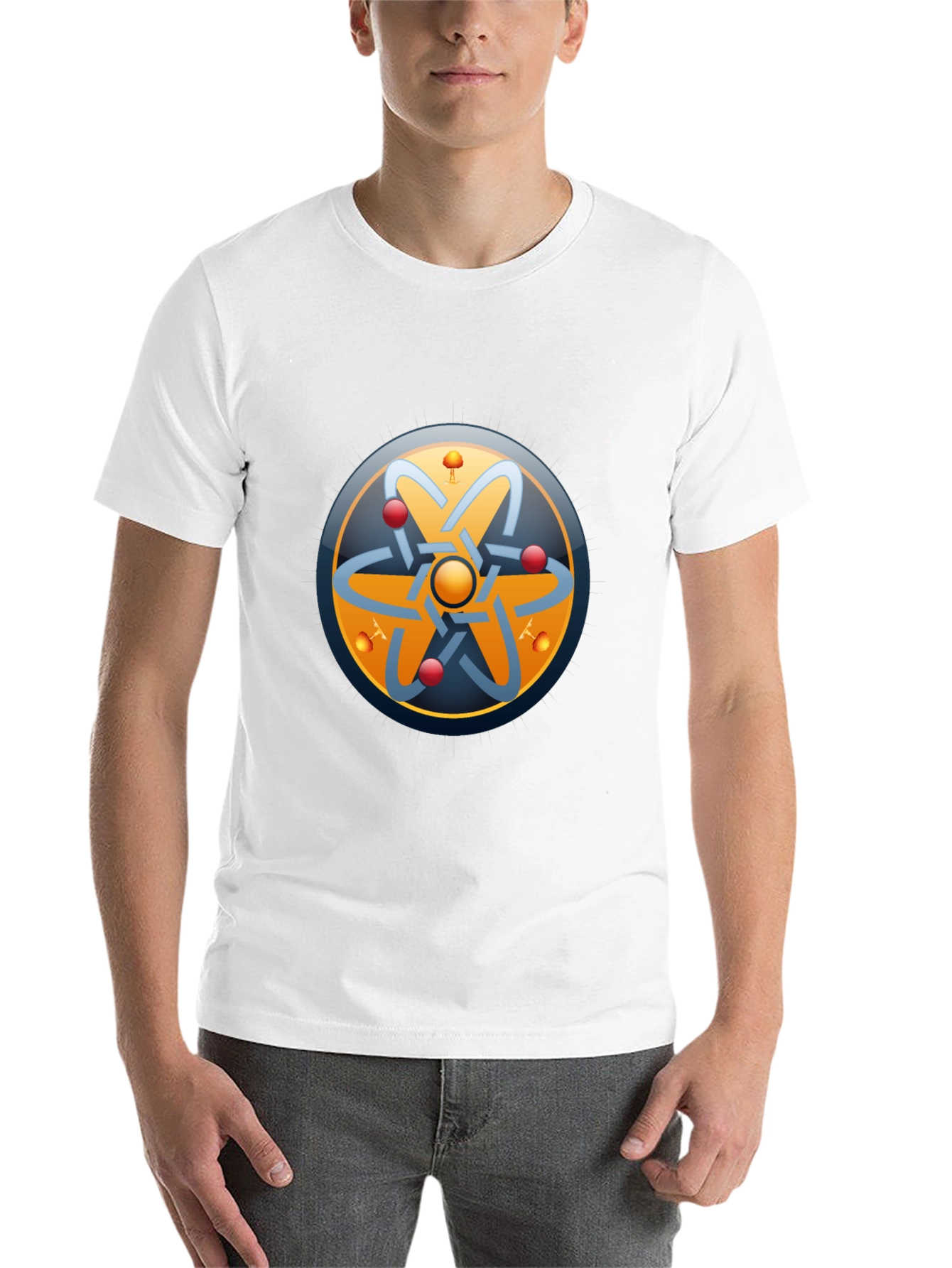 Atom Design Black T-Shirt