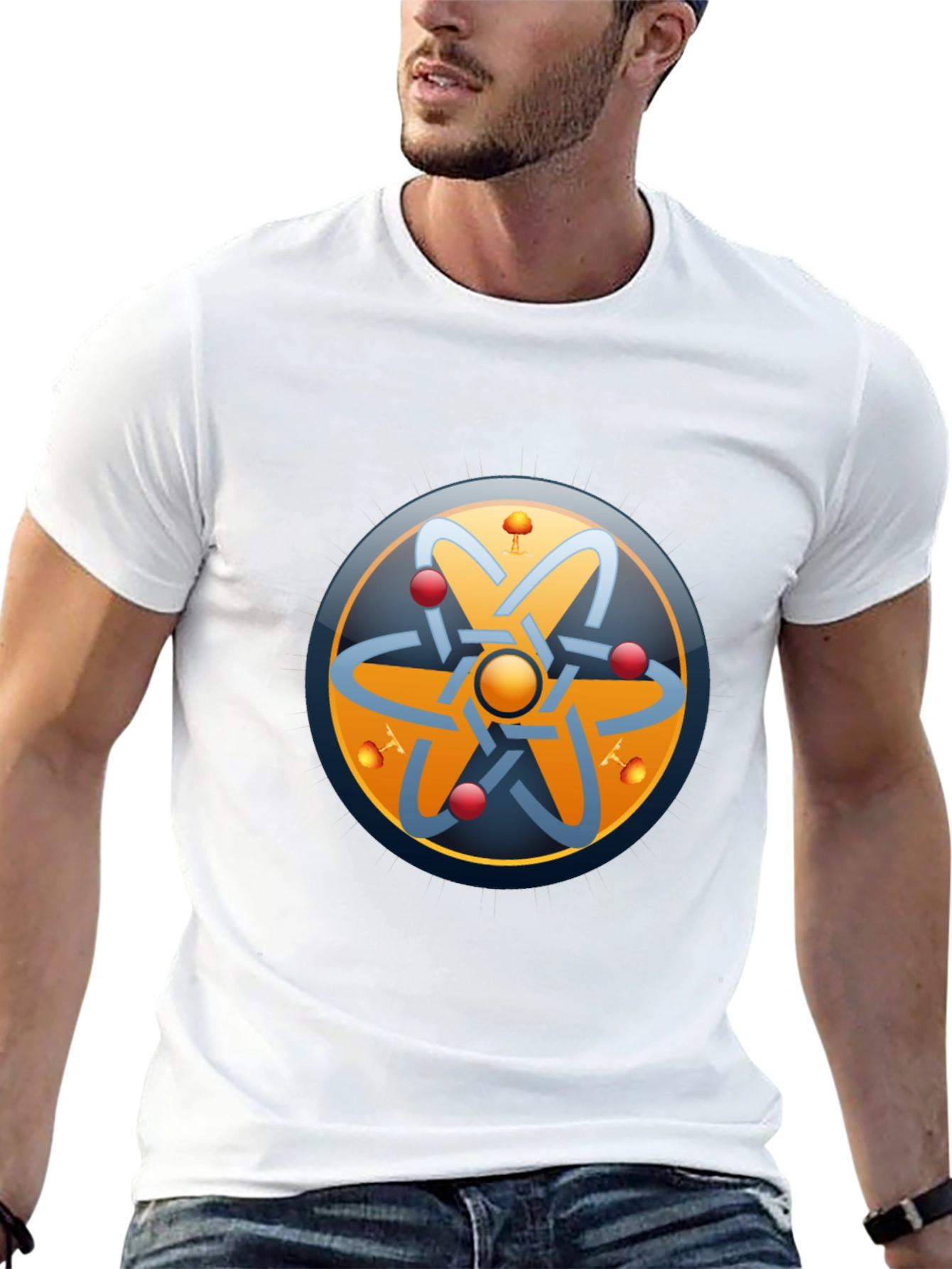 Atom Design Black T-Shirt