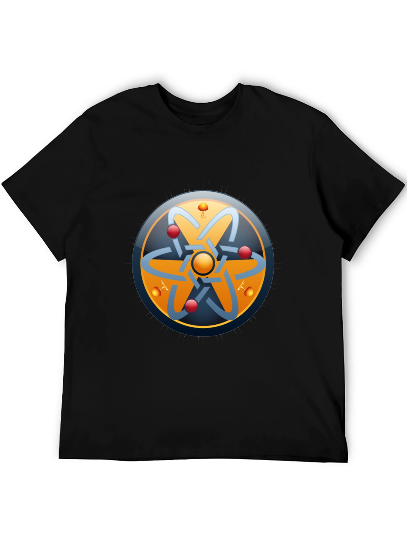 Atom Design Black T-Shirt