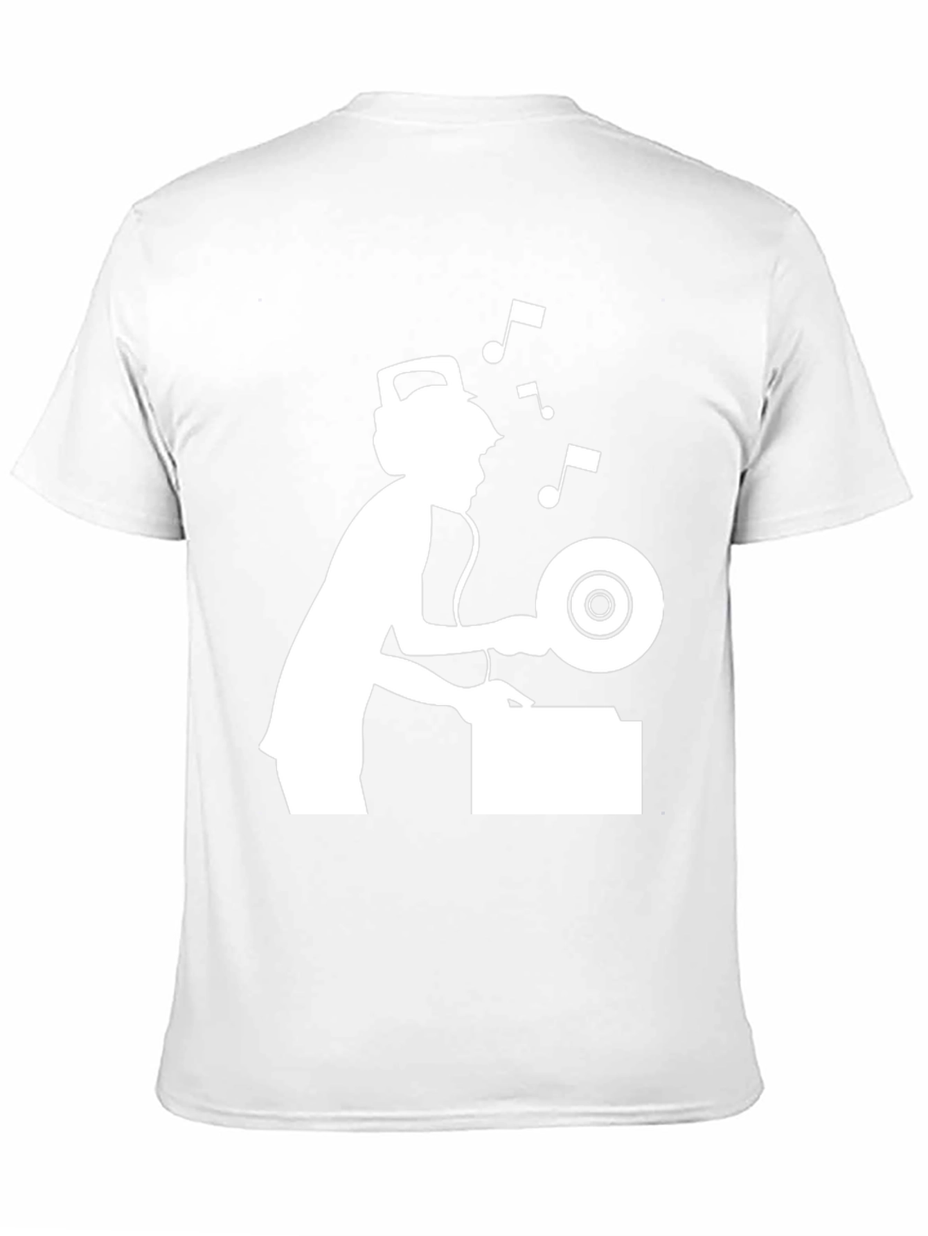 DJ Turntable Graphic T-Shirt - Black