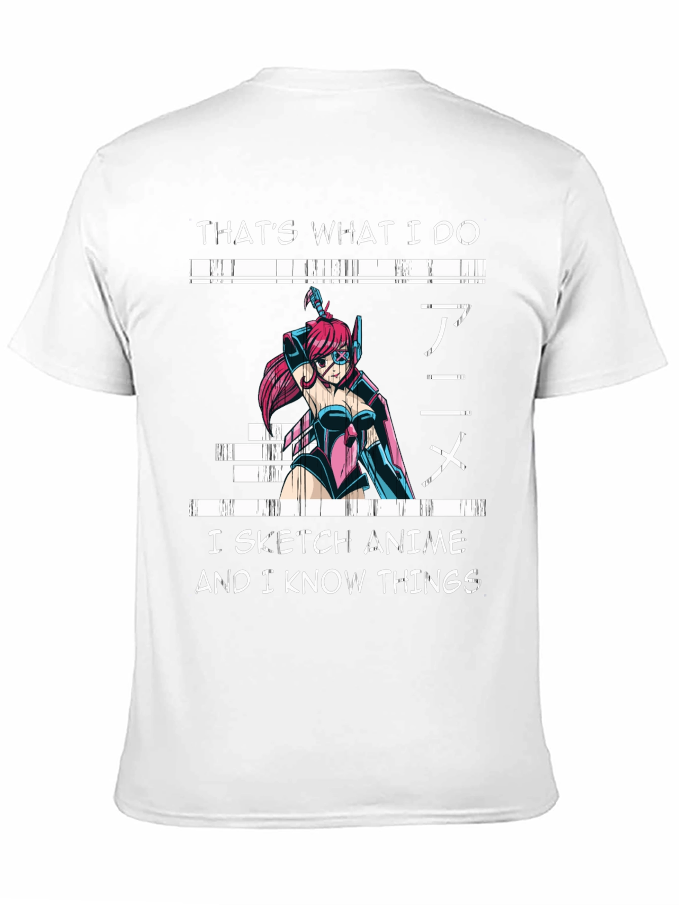 Anime Sketch T-Shirt - Thats What I Do
