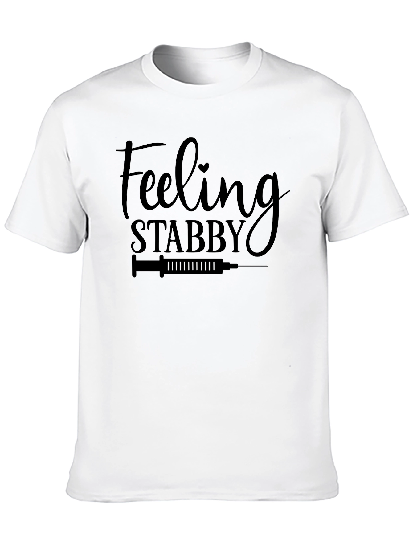 Feeling Stabby Black Graphic Tee