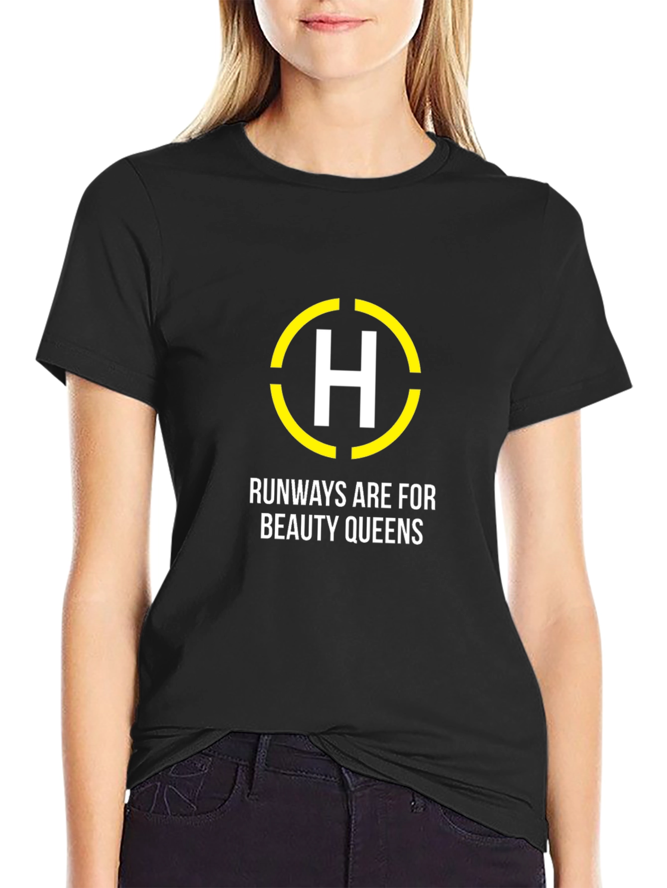 Runways Are For Beauty Queens Graphic T-Shirt