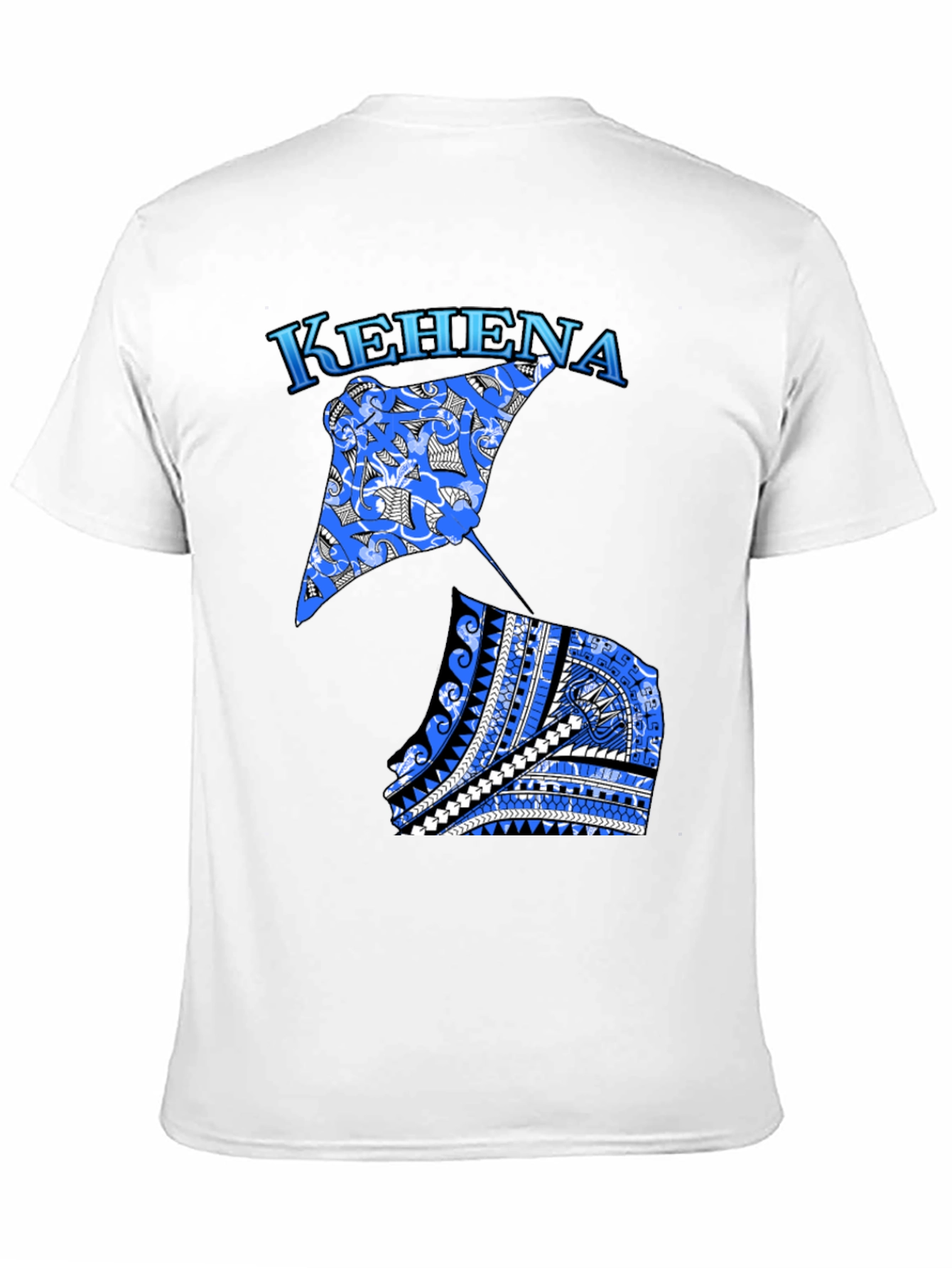 Mens Black Kehena Graphic T-Shirt