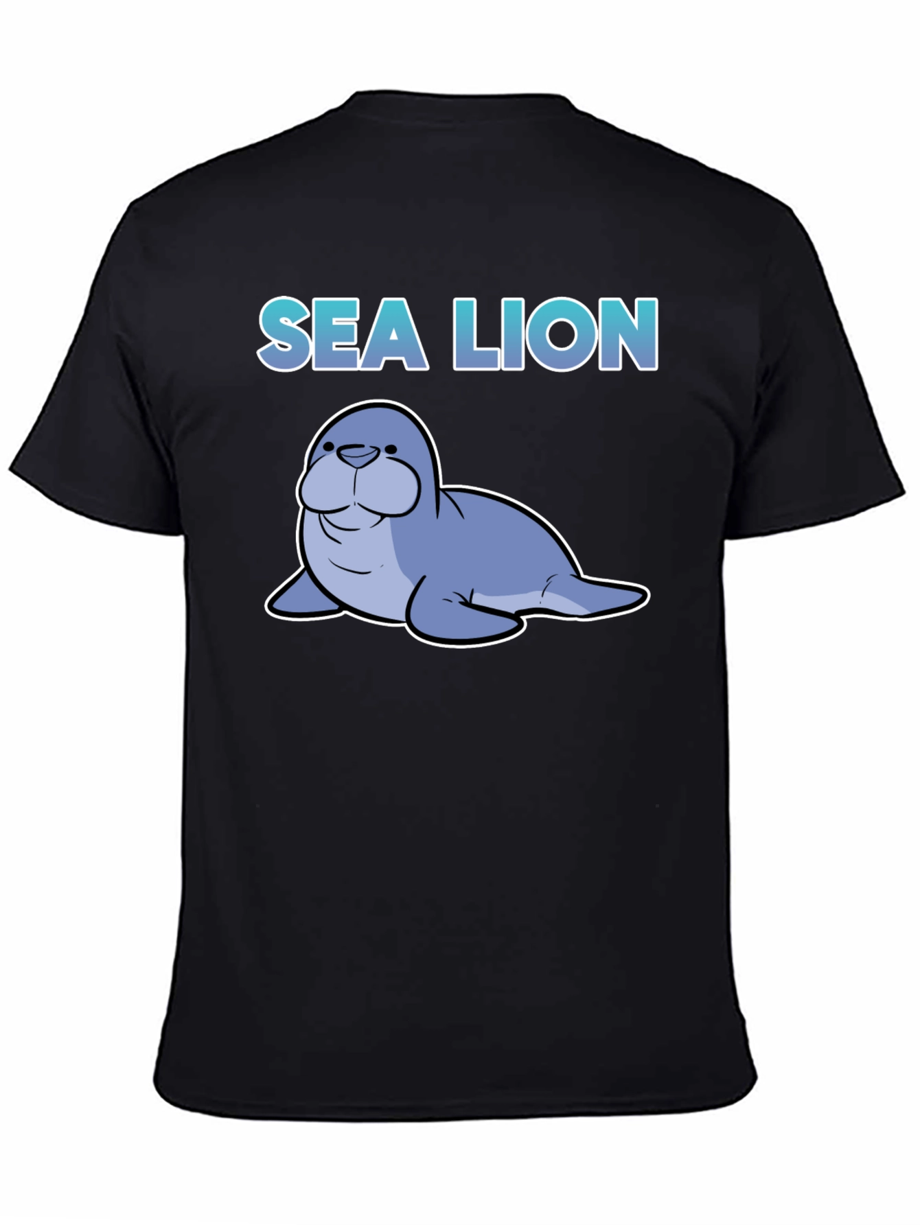Sea Lion Cartoon T-Shirt - Funny Animal Tee